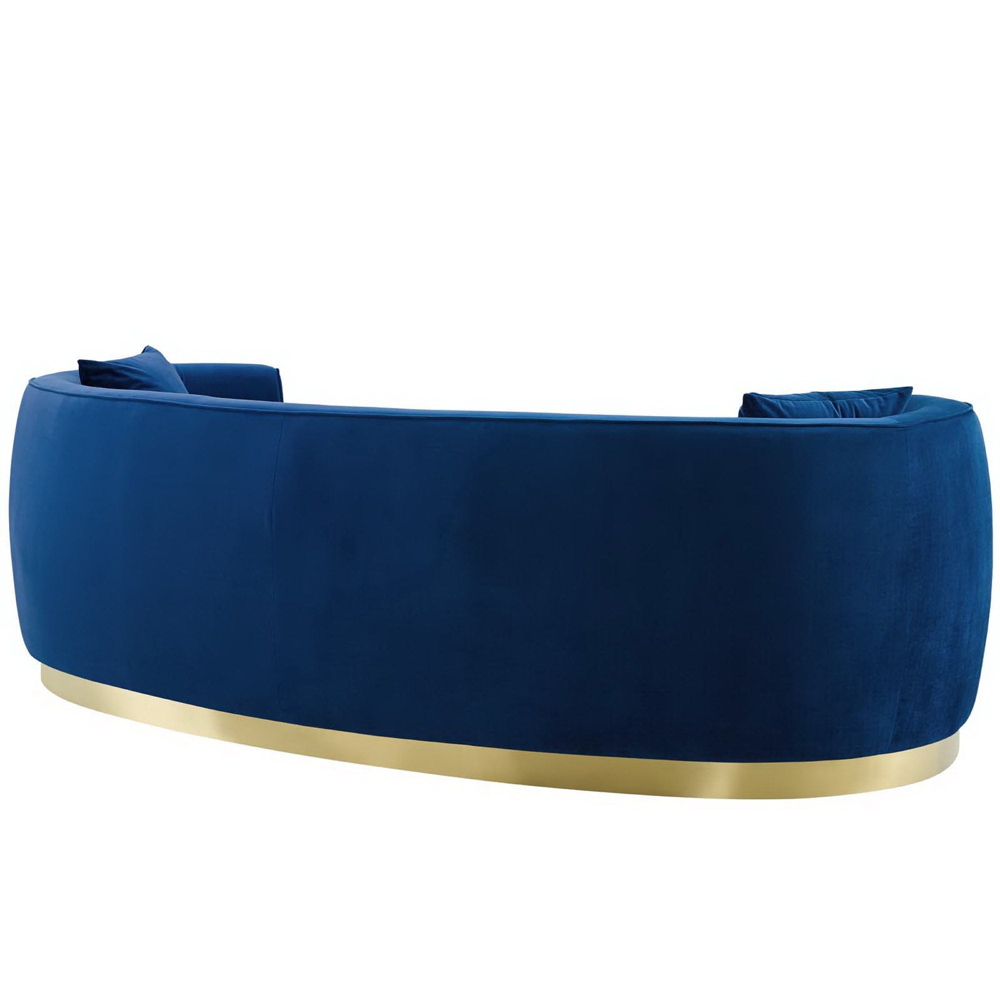 Resolute Curved Performance Velvet Sofa by Modway - Best Buy Furniture