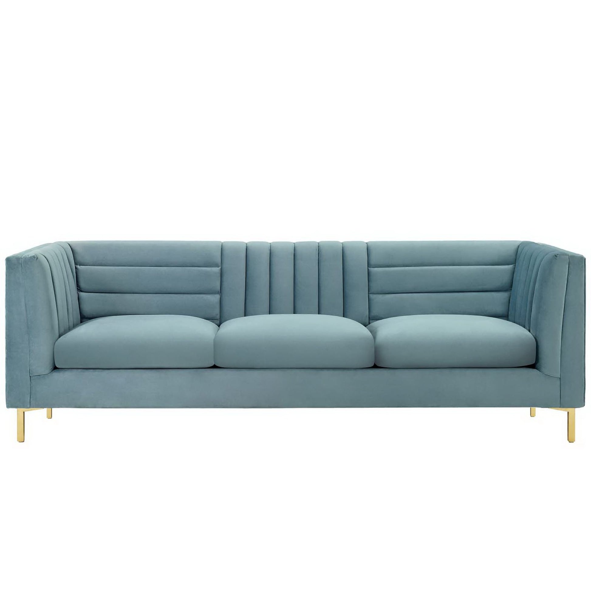 Ingenuity Channel Tufted Performance Velvet Sofa by Modway - Best Buy Furniture