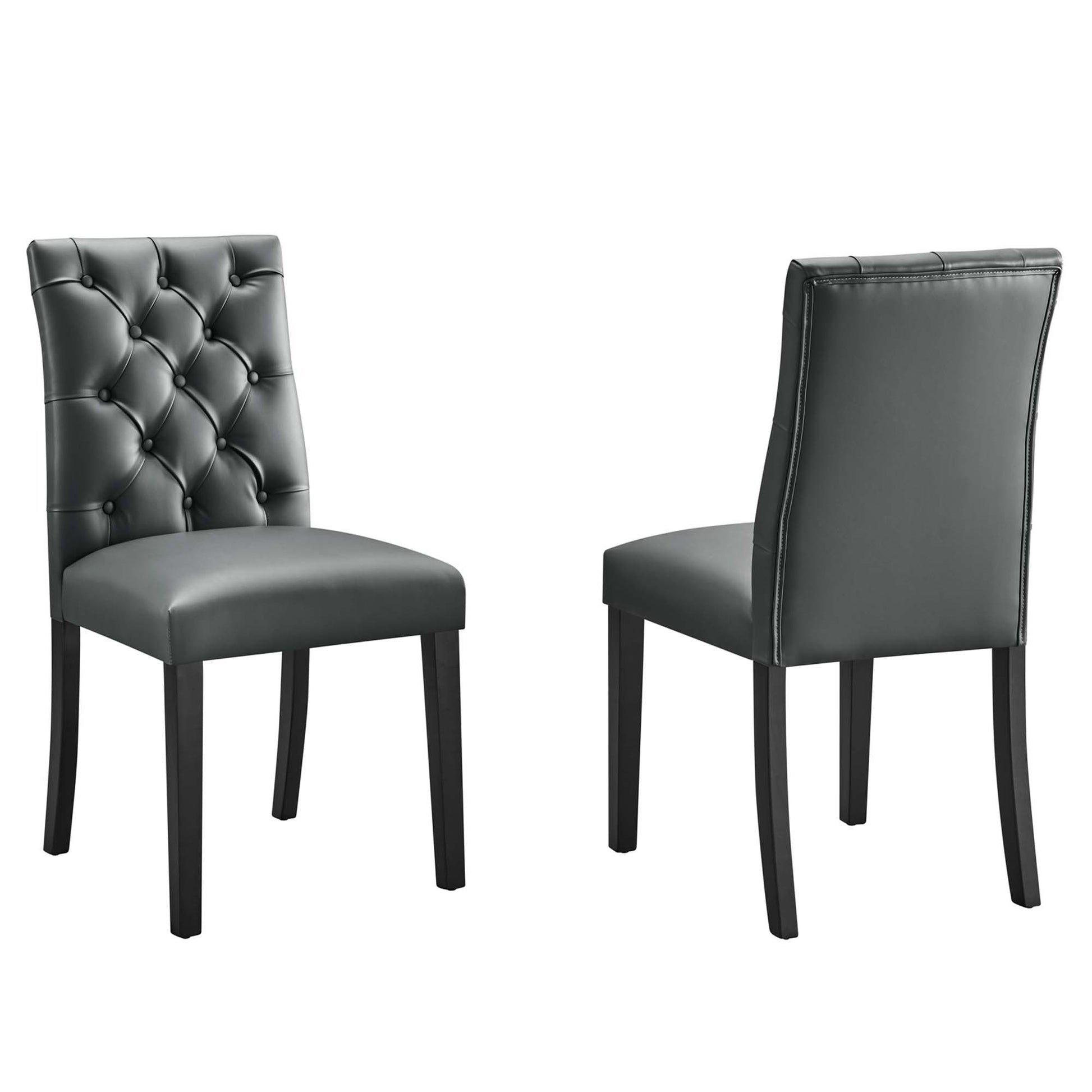 Duchess Vinyl Dining Chair Set of 2 by Modway - Best Buy Furniture