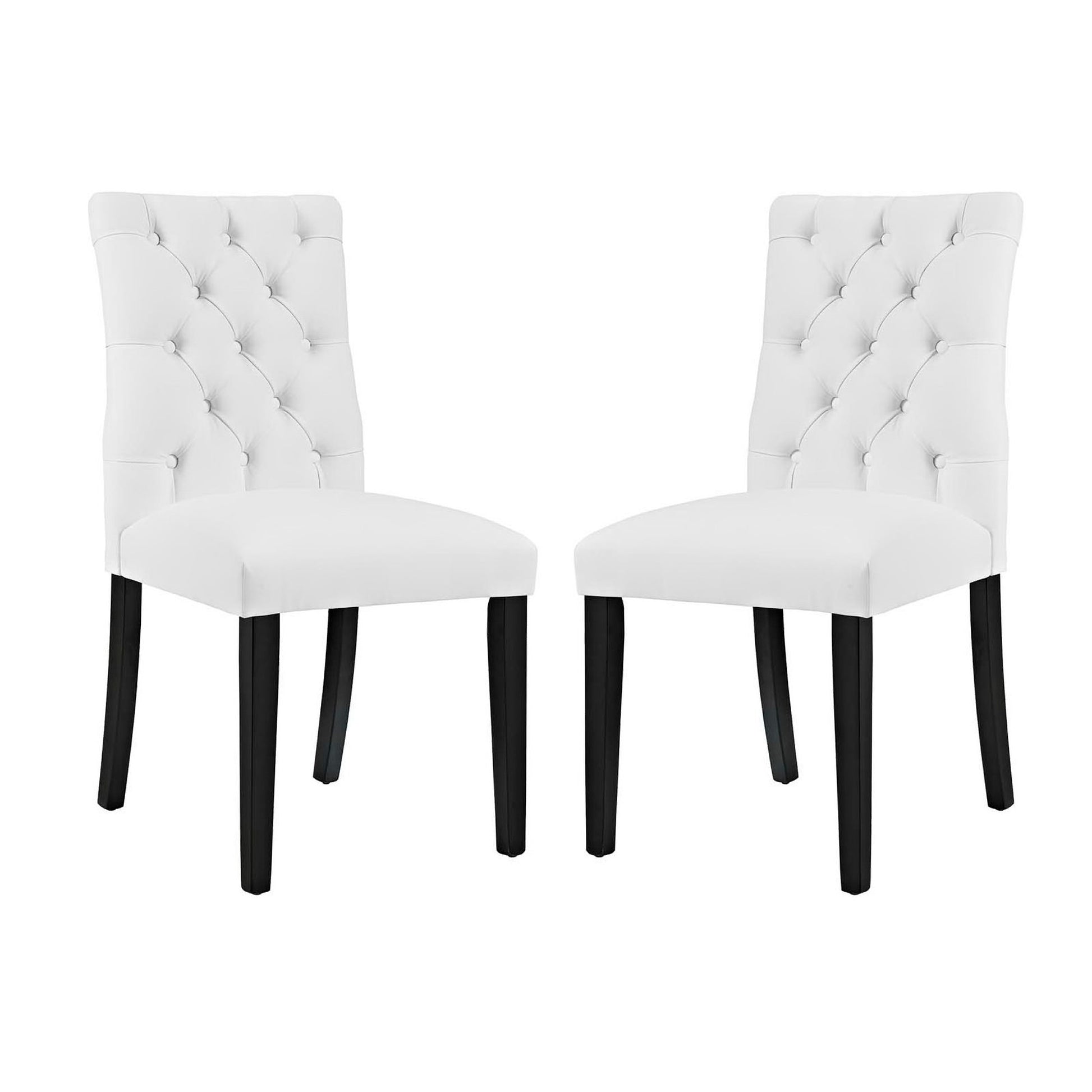 Duchess Vinyl Dining Chair Set of 2 by Modway - Best Buy Furniture