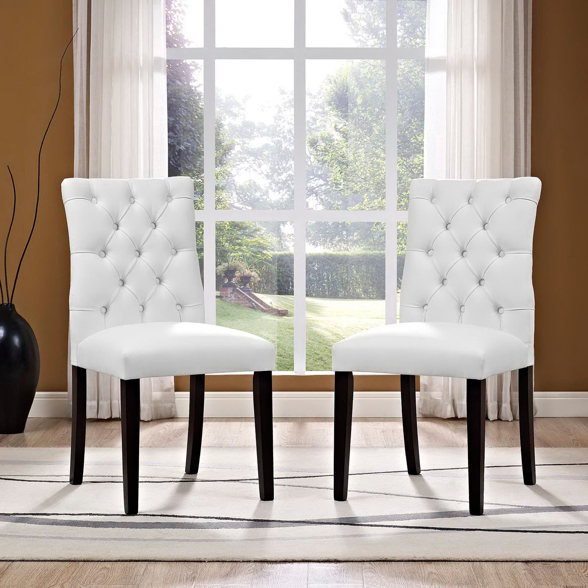 Duchess Vinyl Dining Chair Set of 2 by Modway - Best Buy Furniture