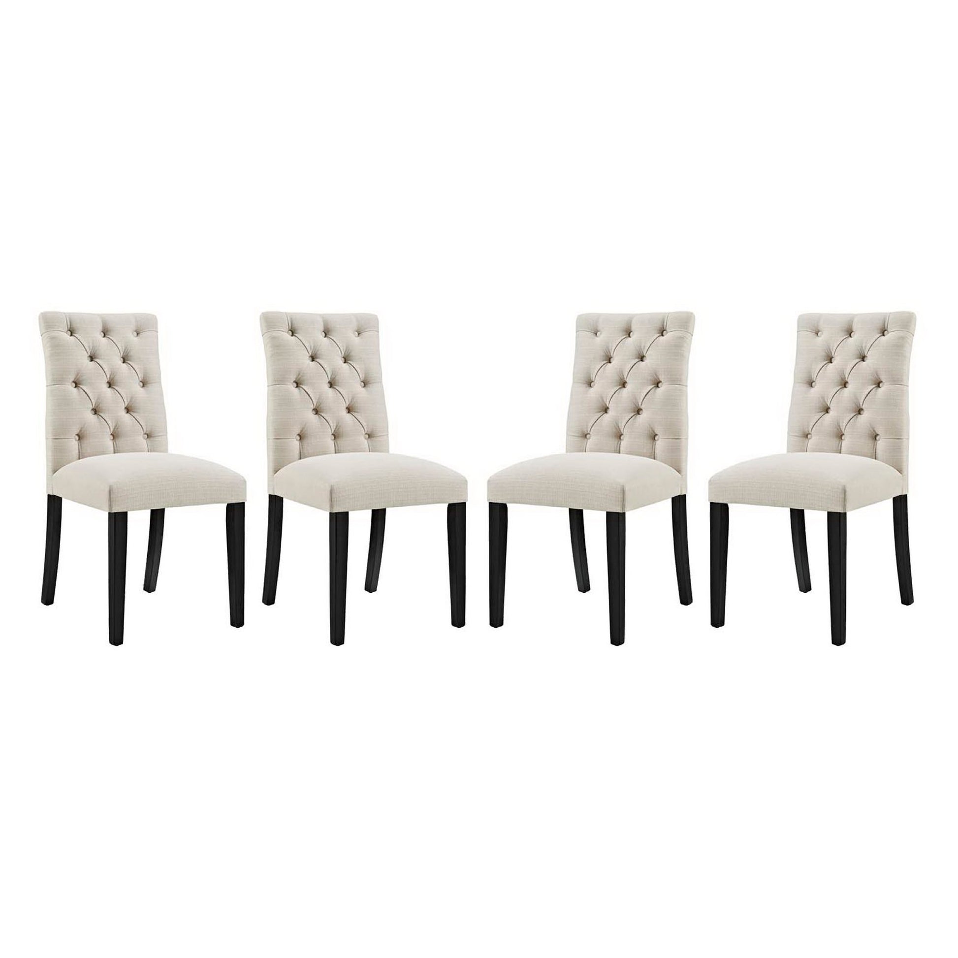 Duchess Fabric Dining Chair Set of 4 by Modway - Best Buy Furniture