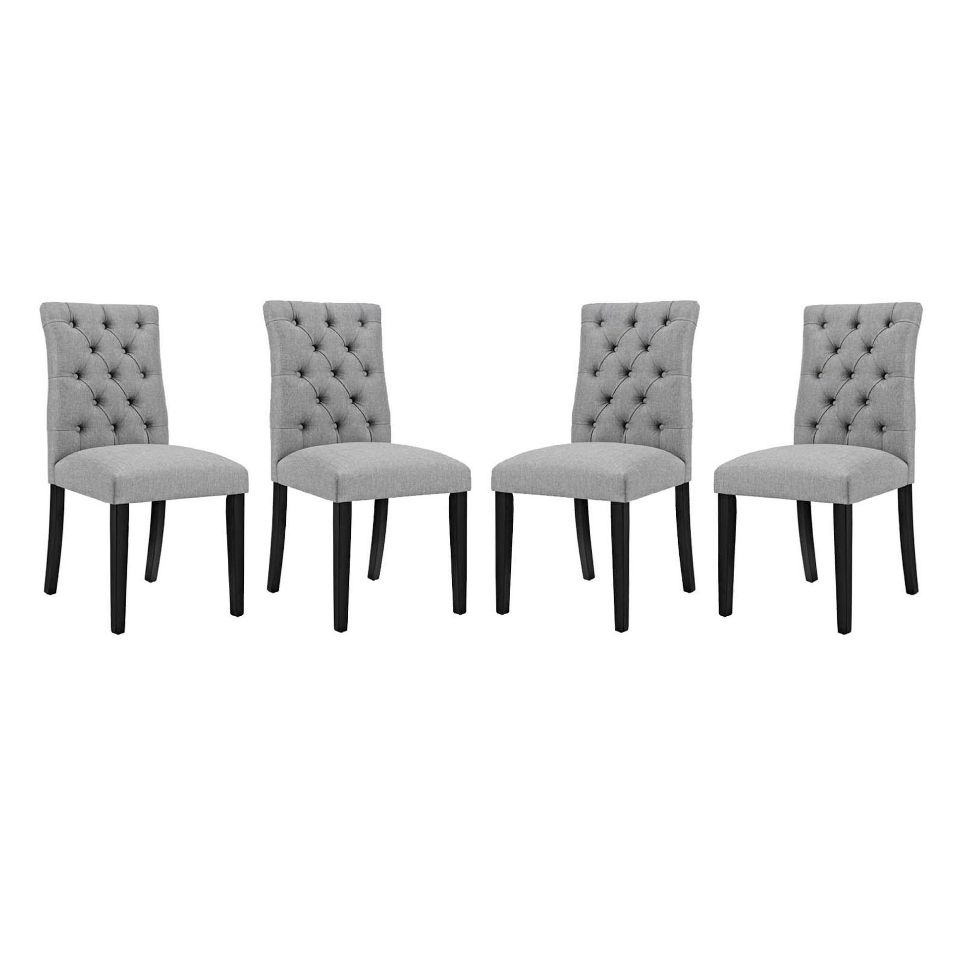 Duchess Fabric Dining Chair Set of 4 by Modway - Best Buy Furniture