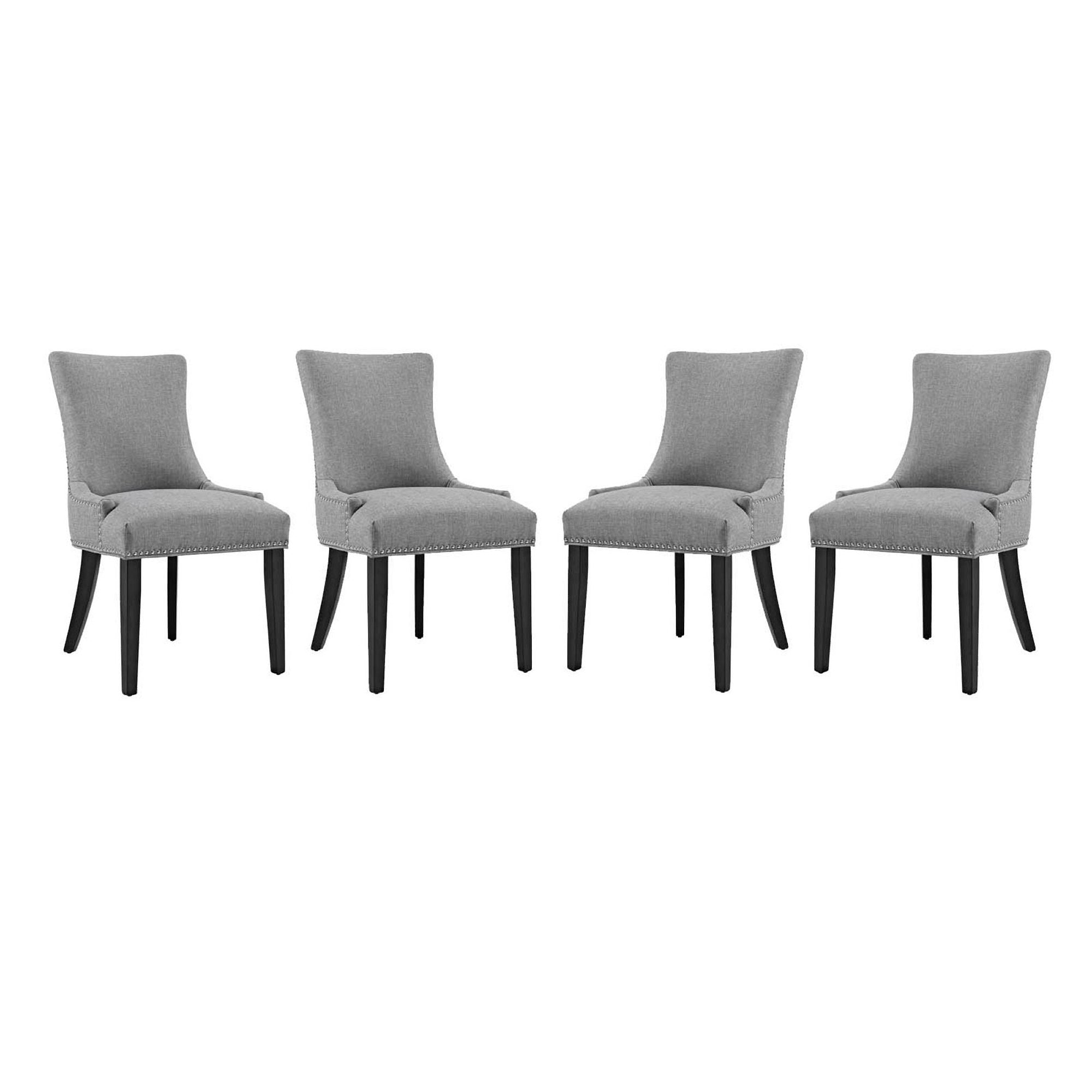 Marquis Fabric Dining Chair Set of 4 by Modway - Best Buy Furniture