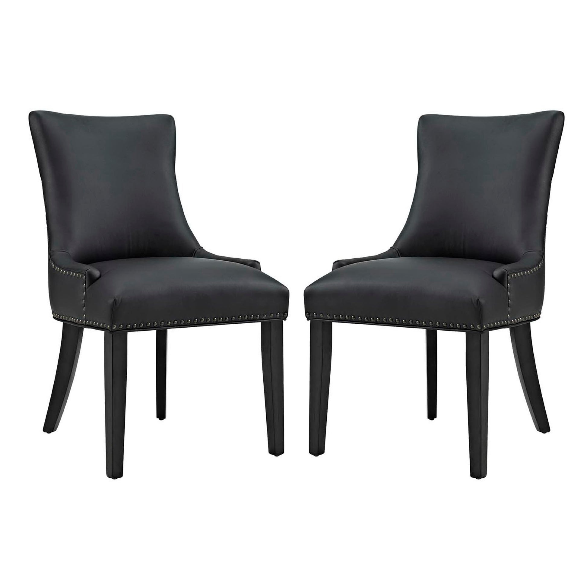 Marquis Faux Leather Dining Chair Set of 2 by Modway - Best Buy Furniture