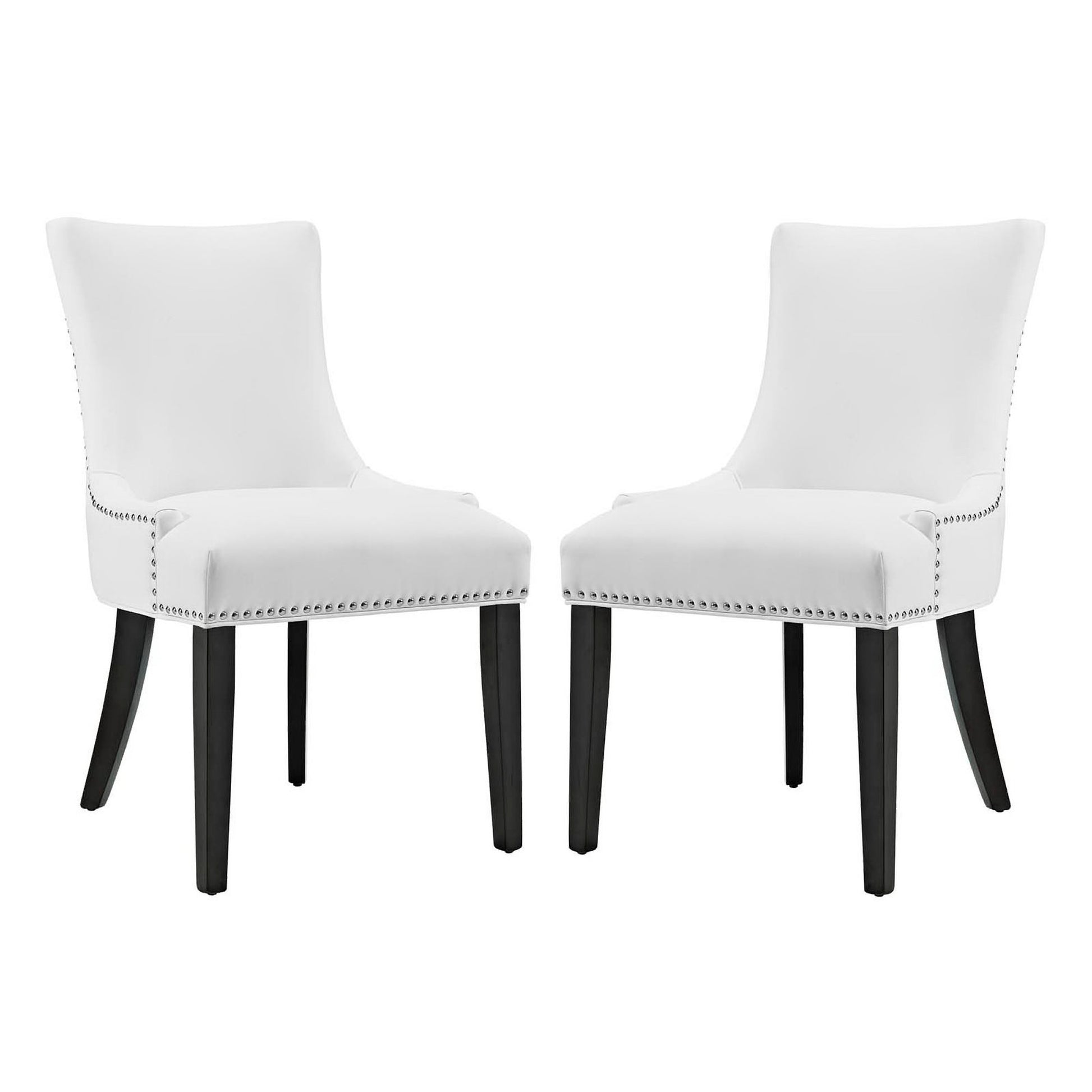 Marquis Faux Leather Dining Chair Set of 2 by Modway - Best Buy Furniture