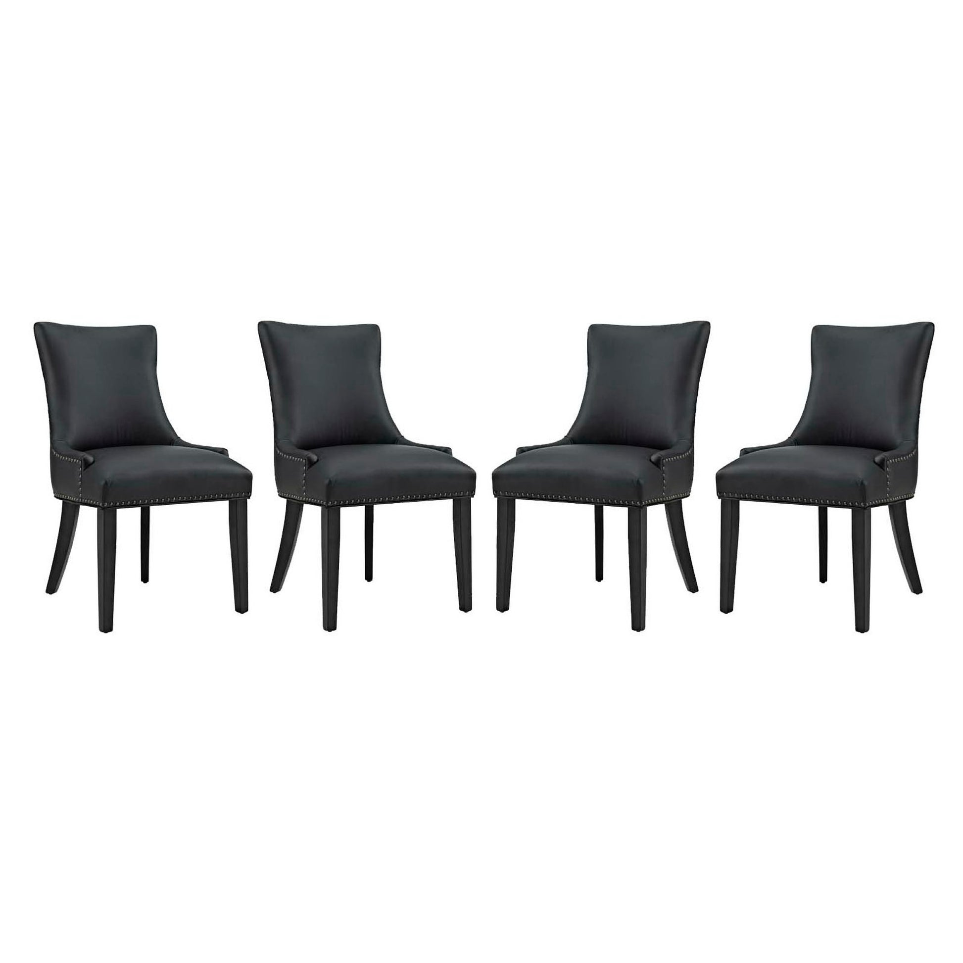 Marquis Faux Leather Dining Chair Set of 4 by Modway - Best Buy Furniture