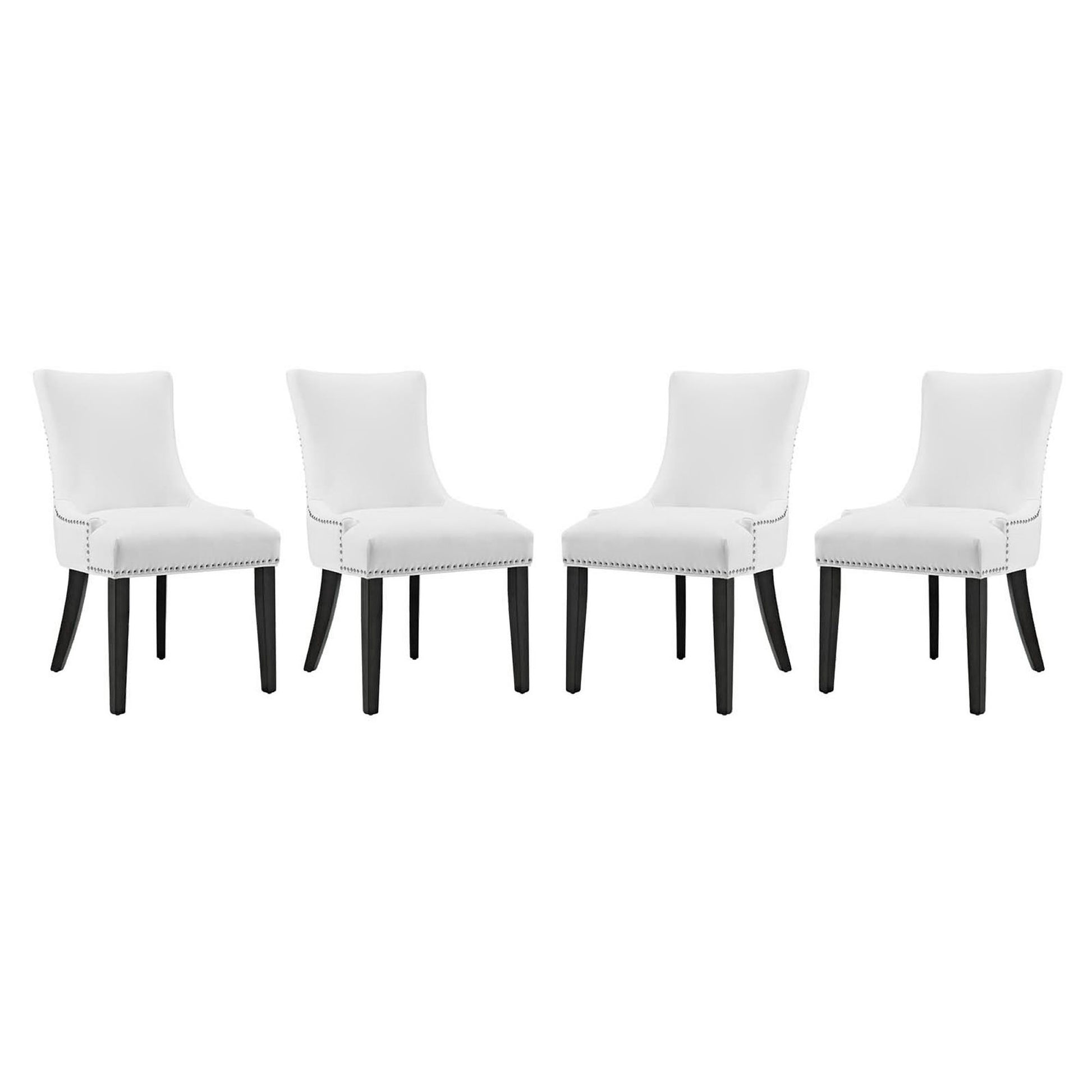 Marquis Faux Leather Dining Chair Set of 4 by Modway - Best Buy Furniture