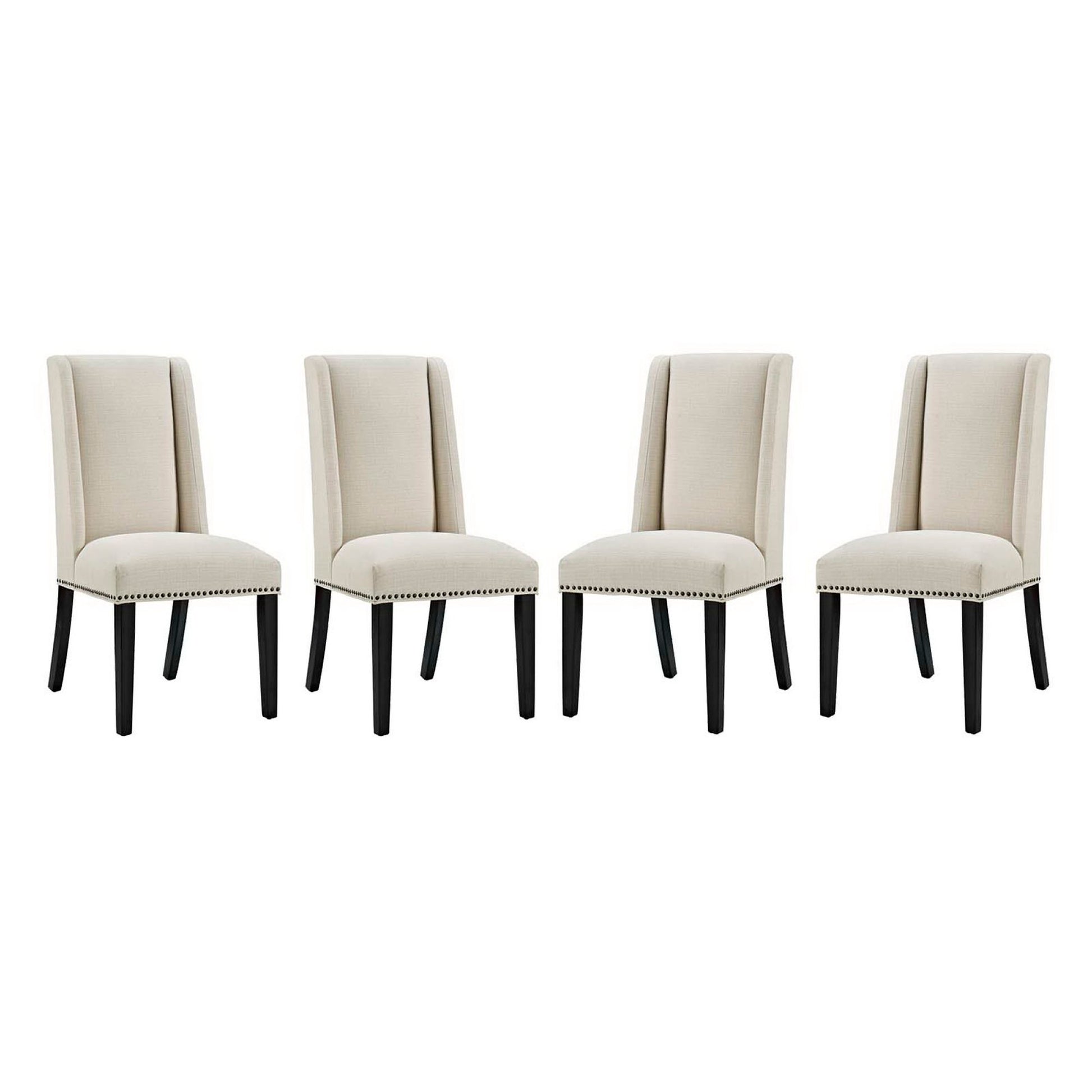 Baron Fabric Dining Chair Set of 4 by Modway - Best Buy Furniture
