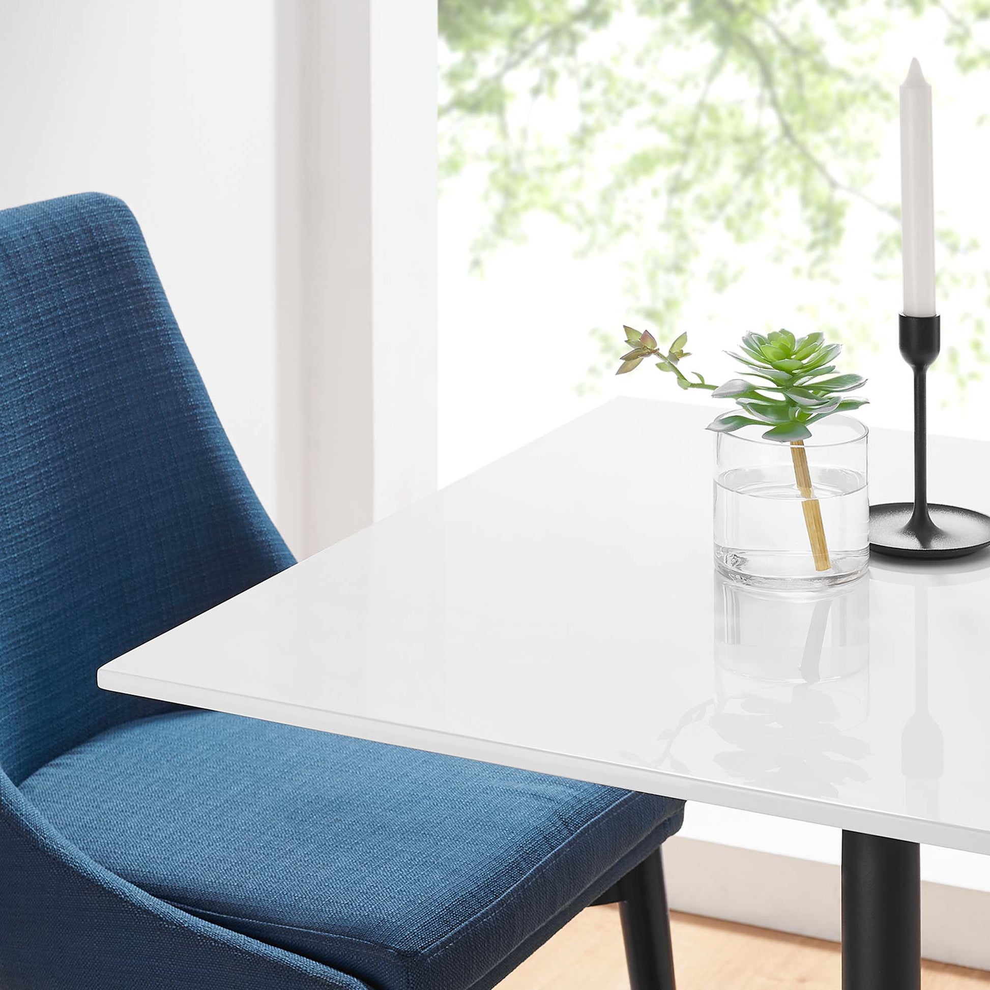 Lippa 28" Square Wood Dining Table by Modway - Best Buy Furniture