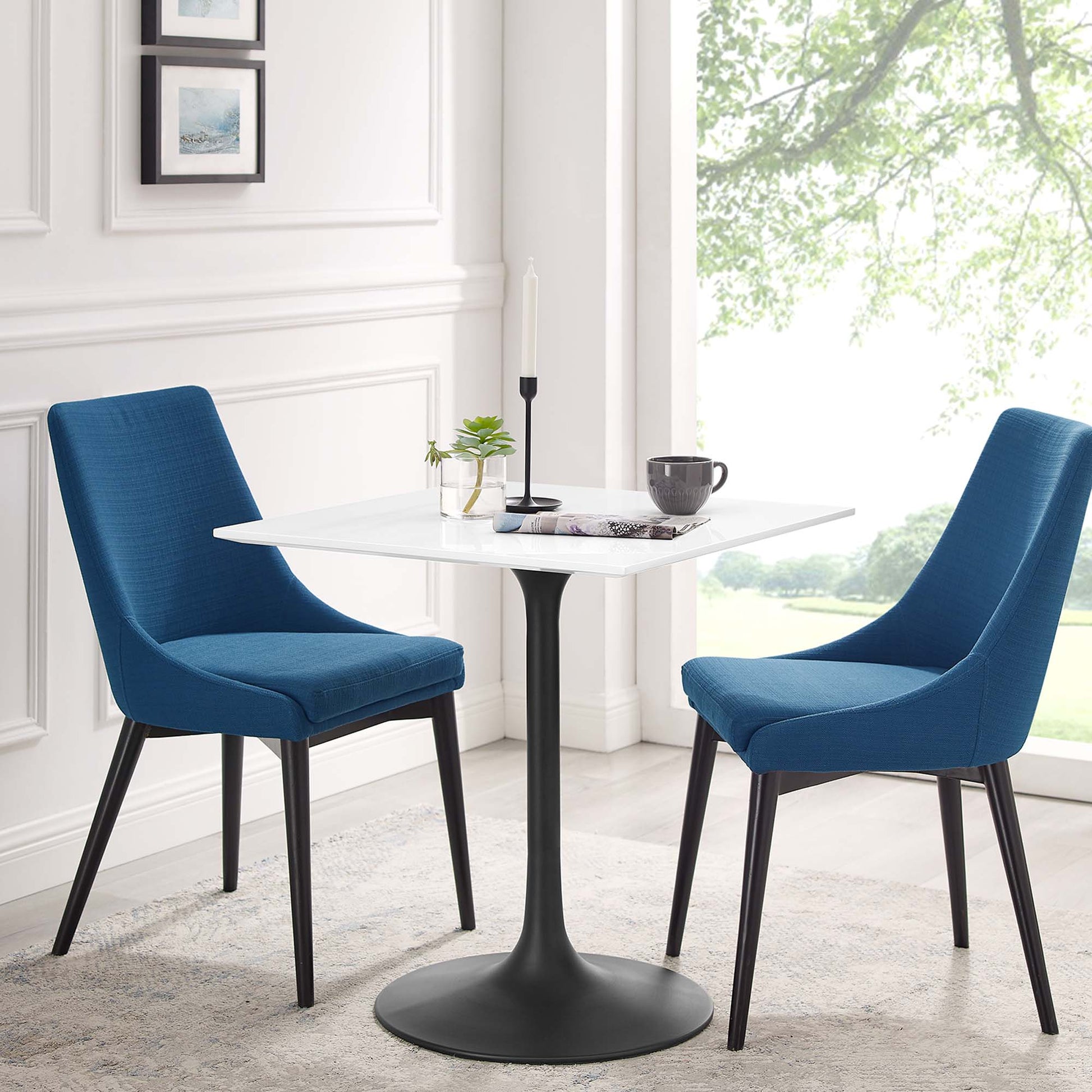 Lippa 28" Square Wood Dining Table by Modway - Best Buy Furniture