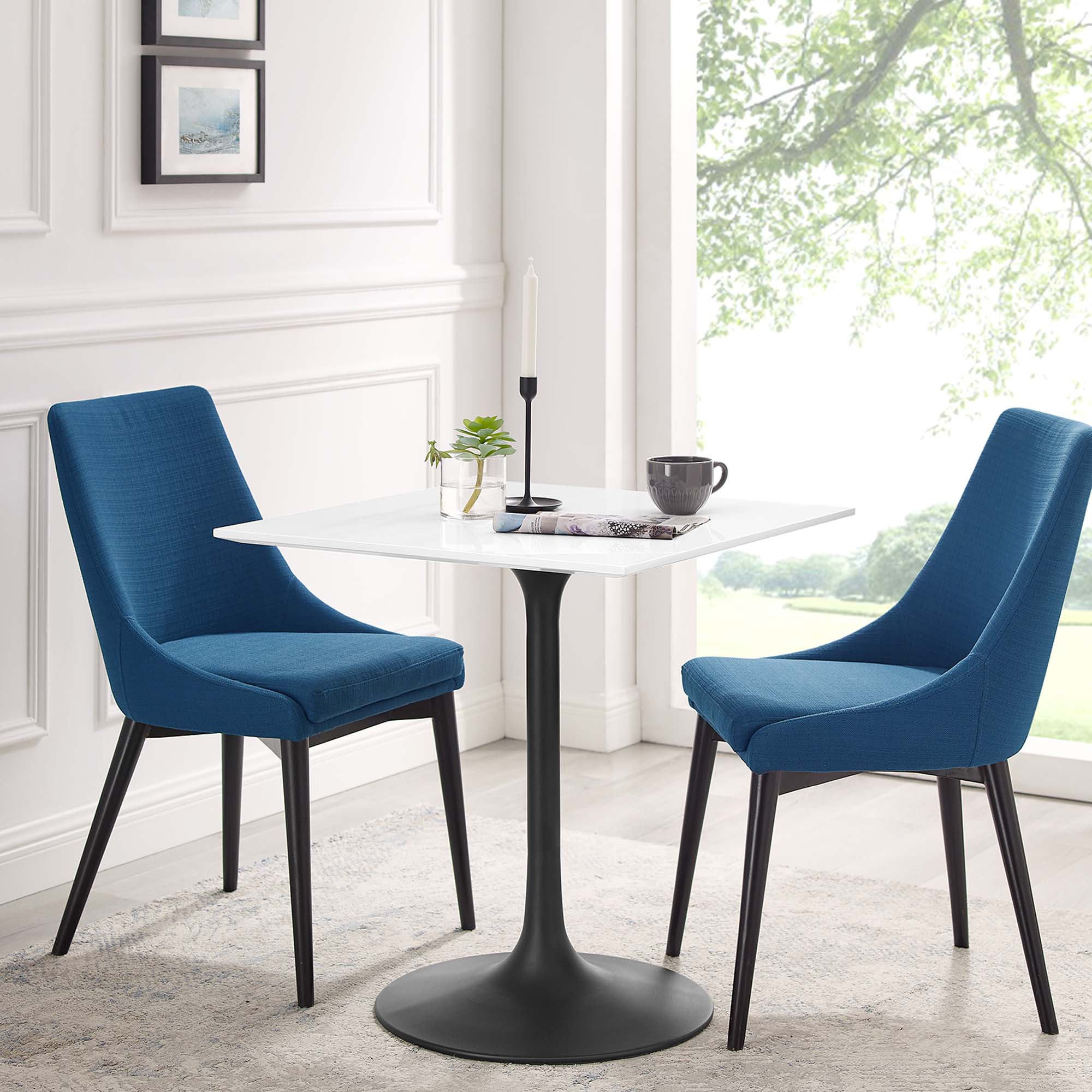 Lippa 28" Square Wood Dining Table by Modway - Best Buy Furniture