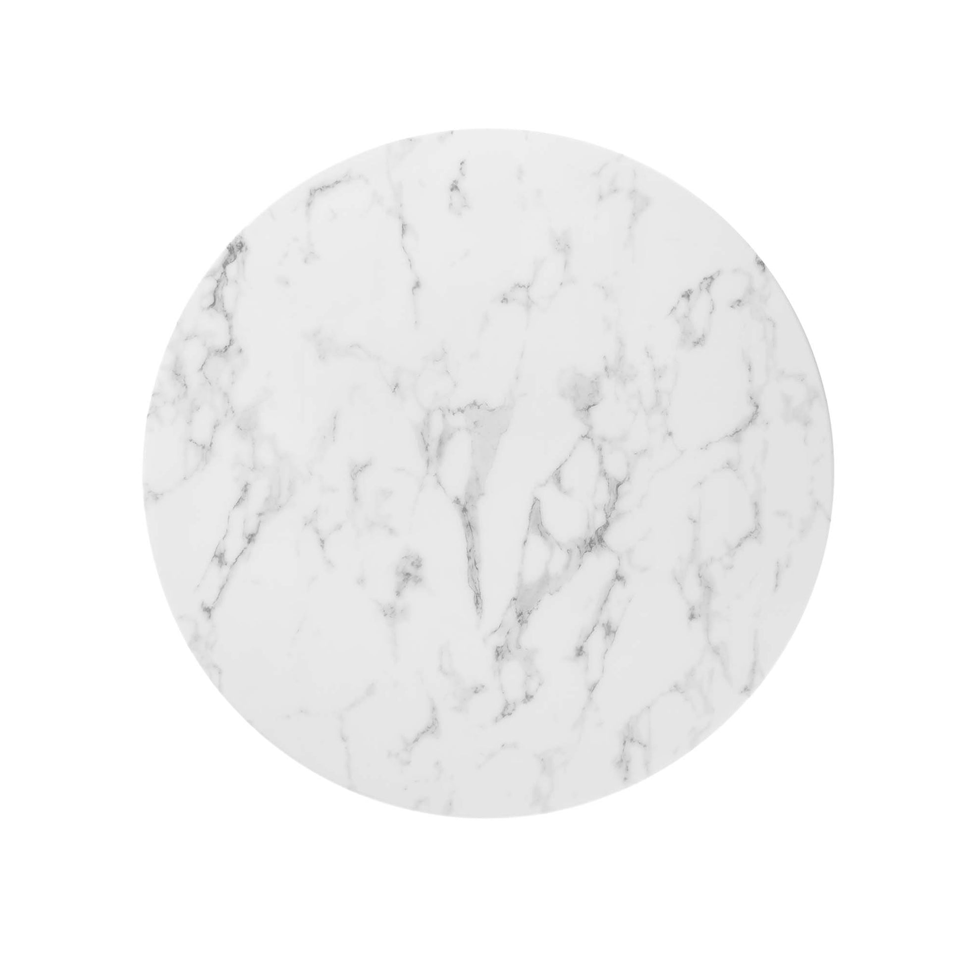 Lippa 36" Round Faux Marble Dining Table by Modway - Best Buy Furniture