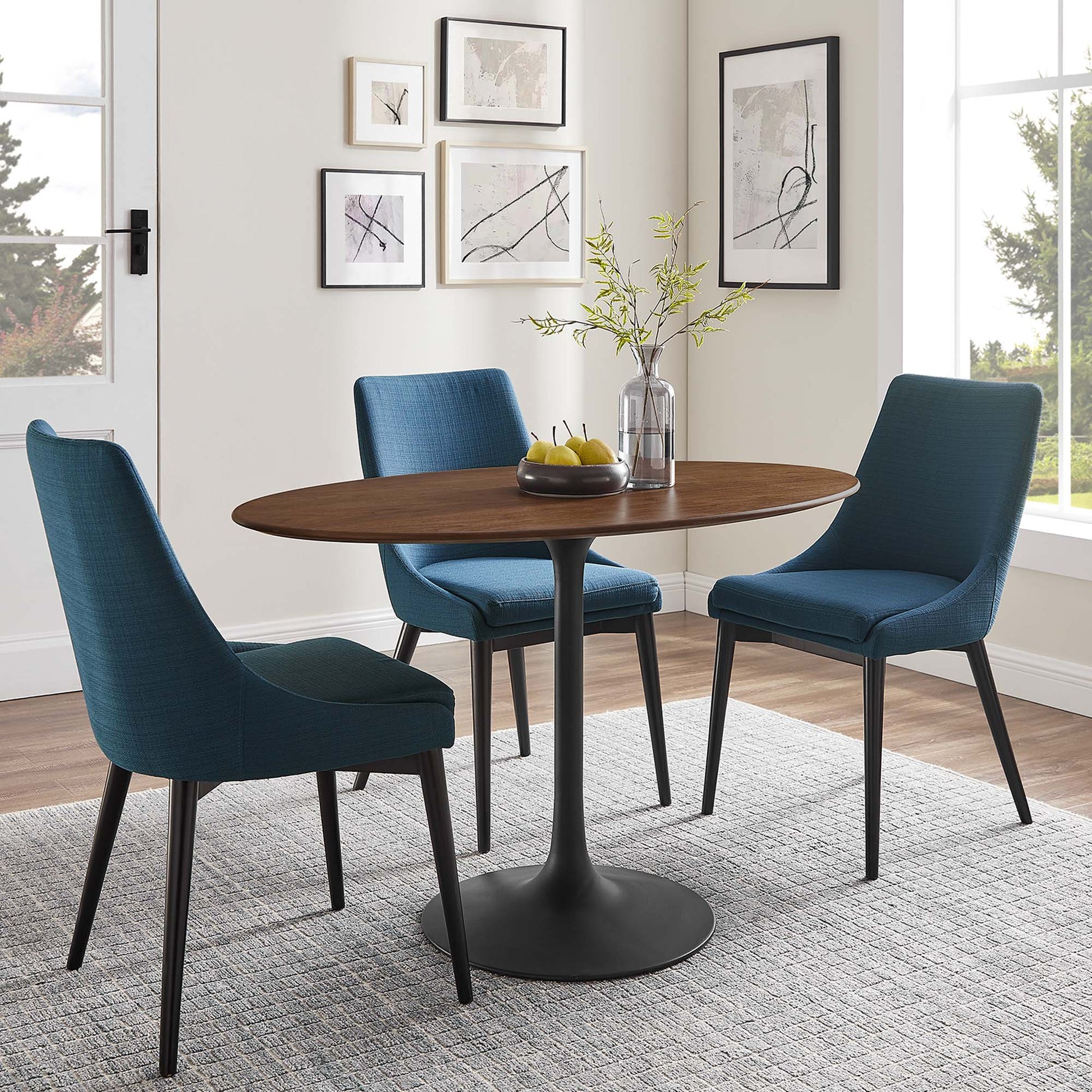 Lippa 48" Oval Wood Dining Table by Modway - Best Buy Furniture