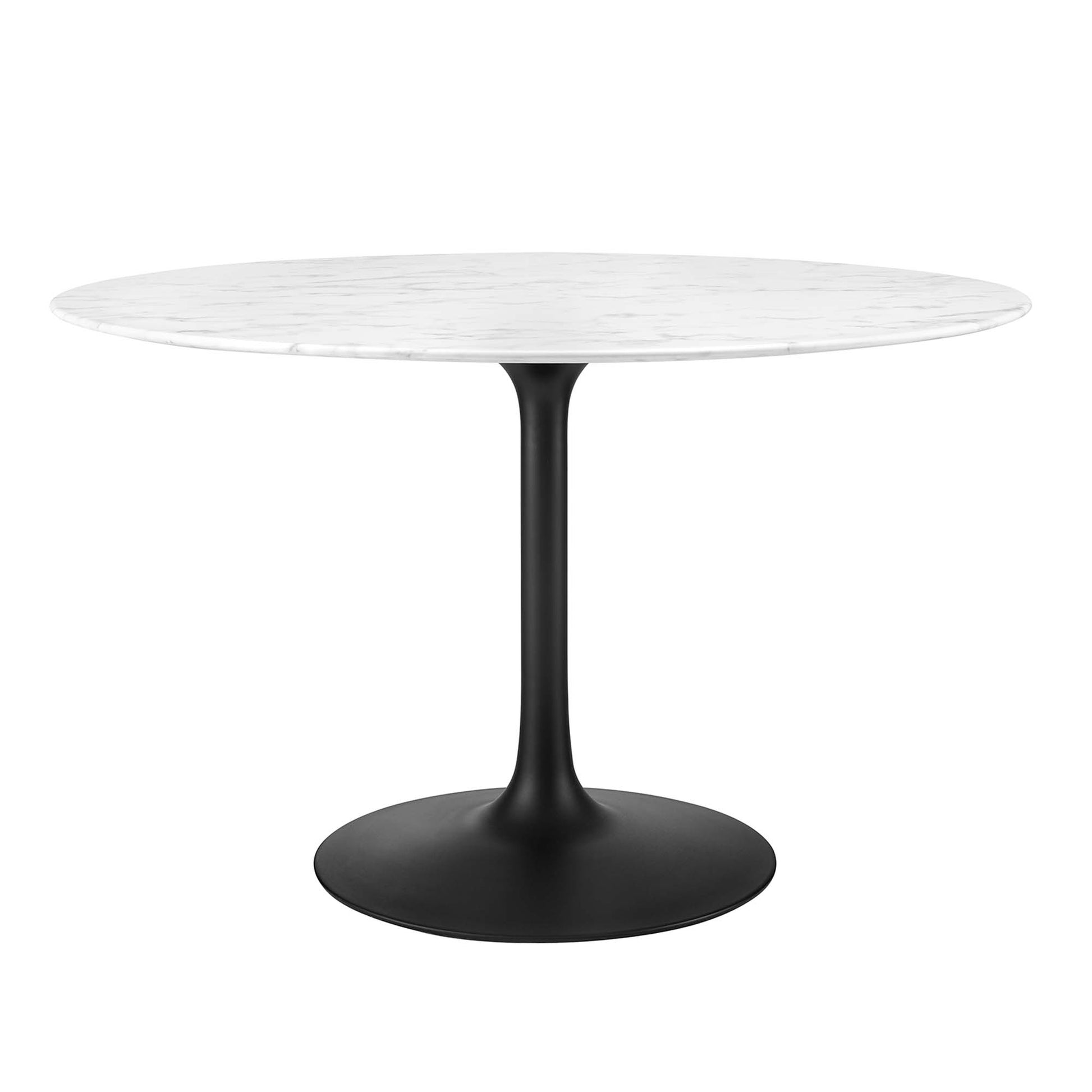 Lippa 48" Round Faux Marble Dining Table by Modway - Best Buy Furniture