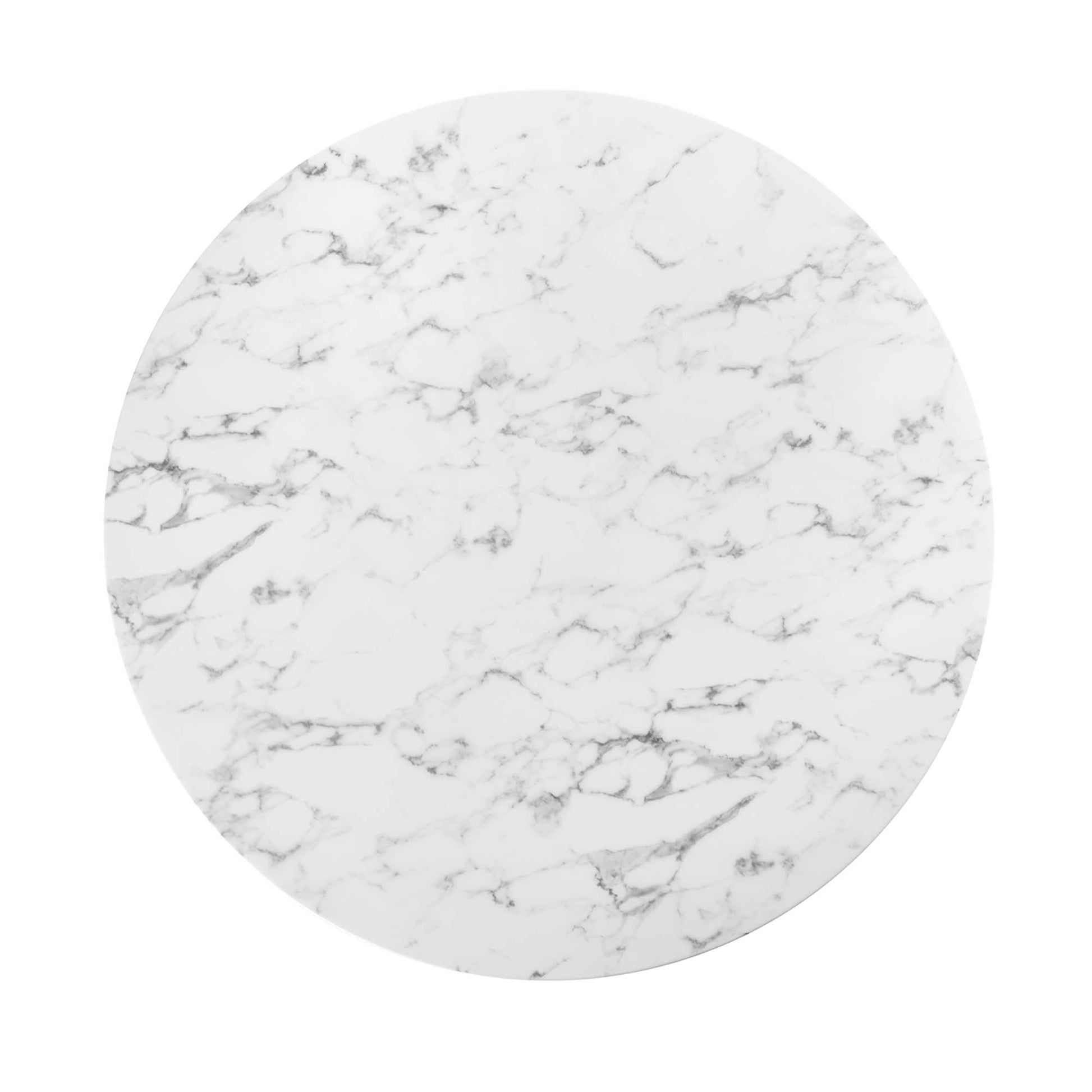 Lippa 54" Round Faux Marble Dining Table by Modway - Best Buy Furniture