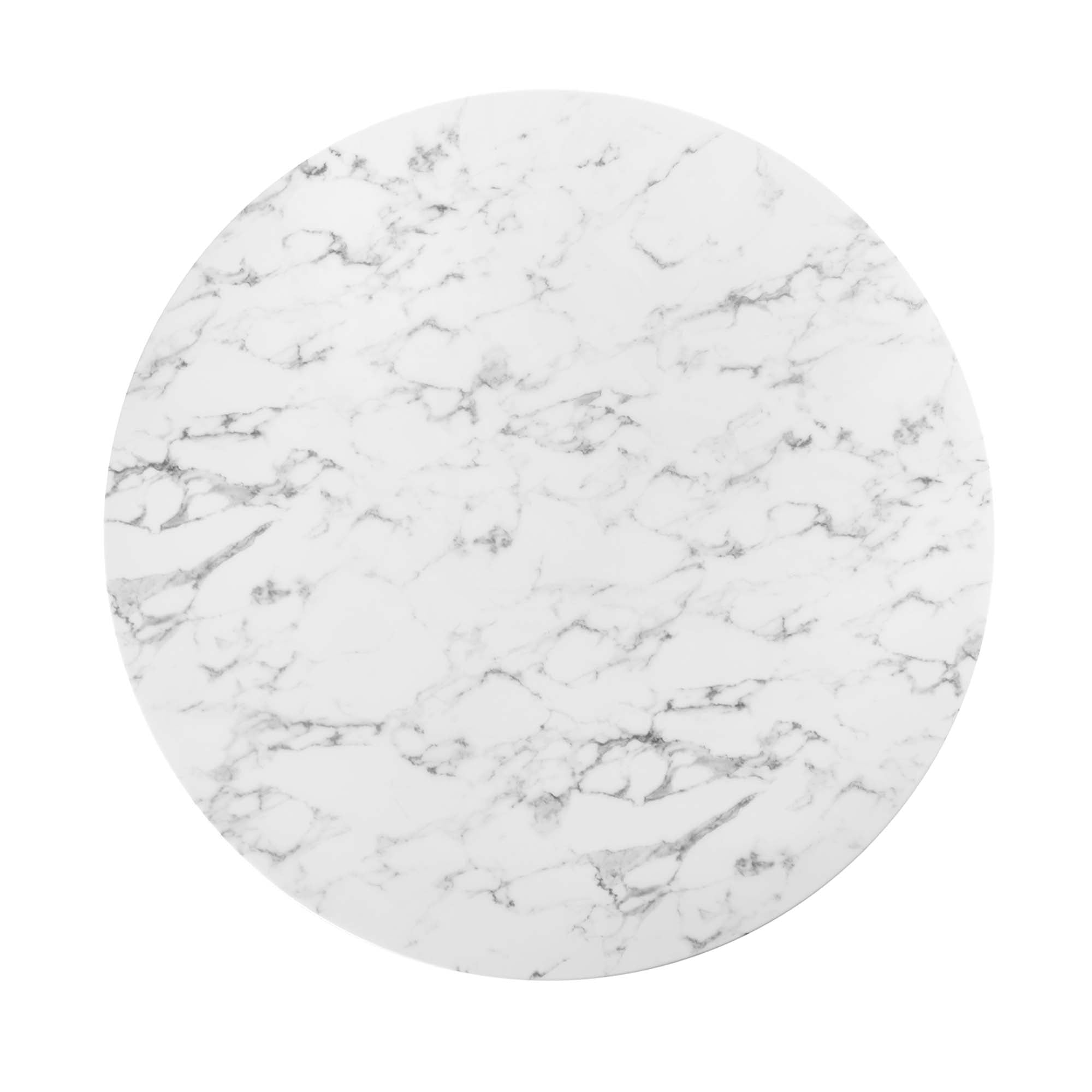 Lippa 54" Round Faux Marble Dining Table by Modway - Best Buy Furniture