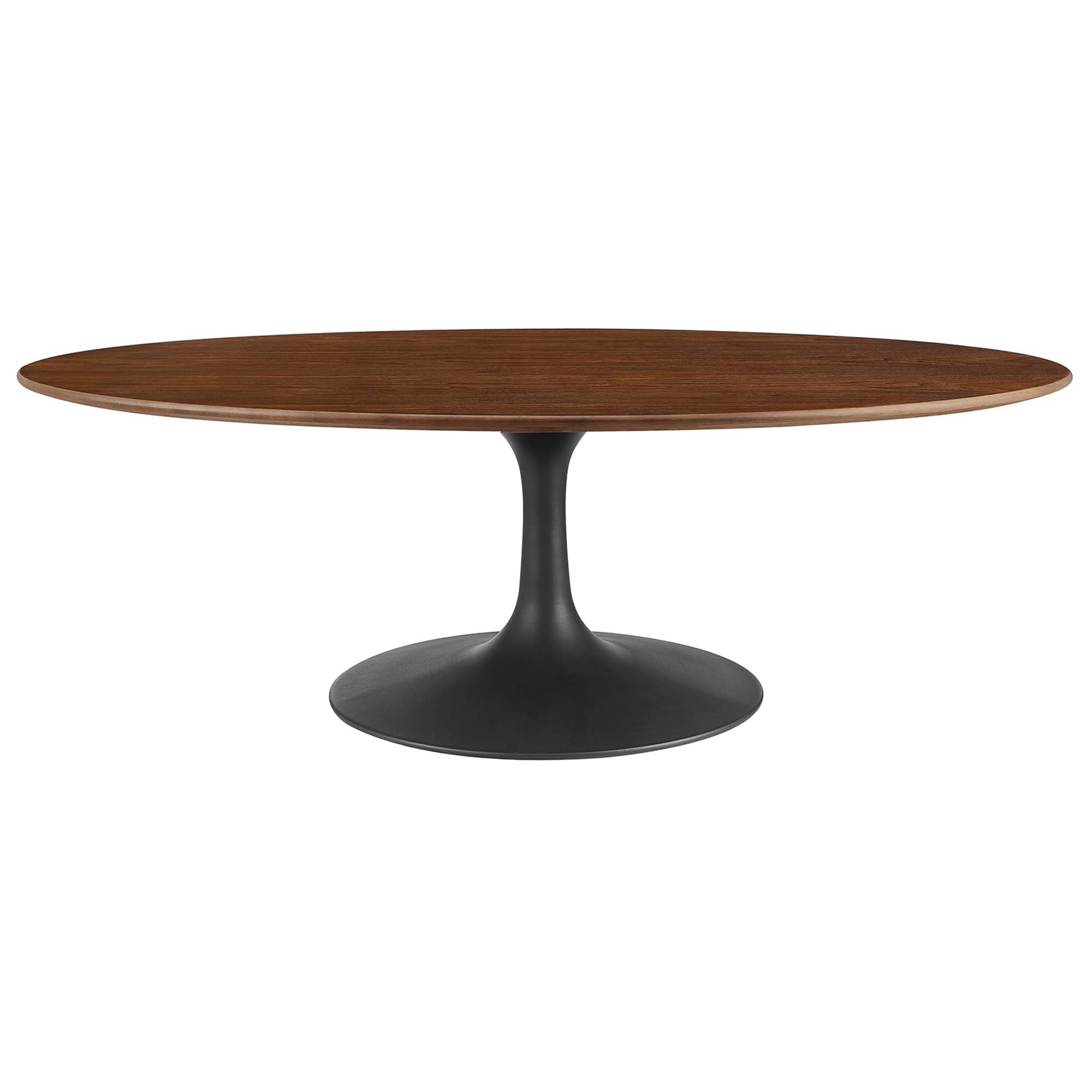 Lippa 48" Oval Wood Coffee Table by Modway - Best Buy Furniture