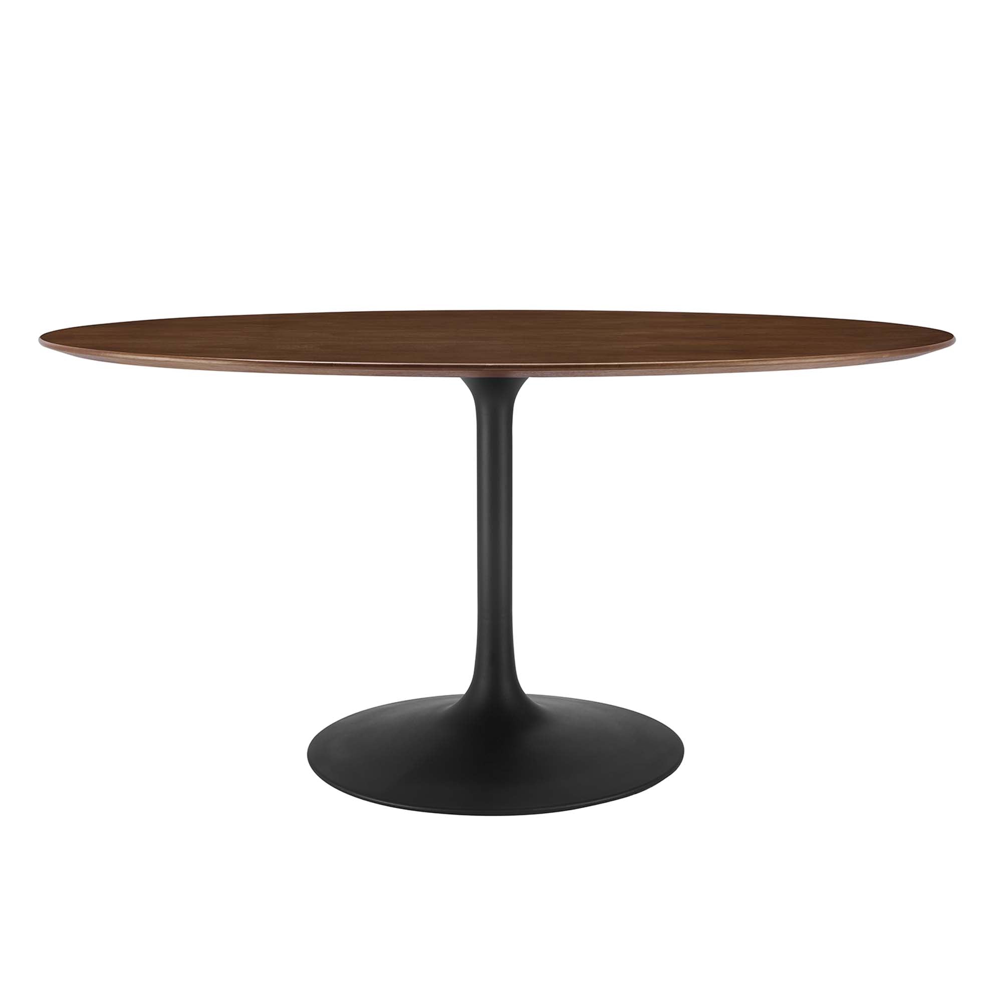 Lippa 60" Oval Walnut Wood Dining Table by Modway - Best Buy Furniture