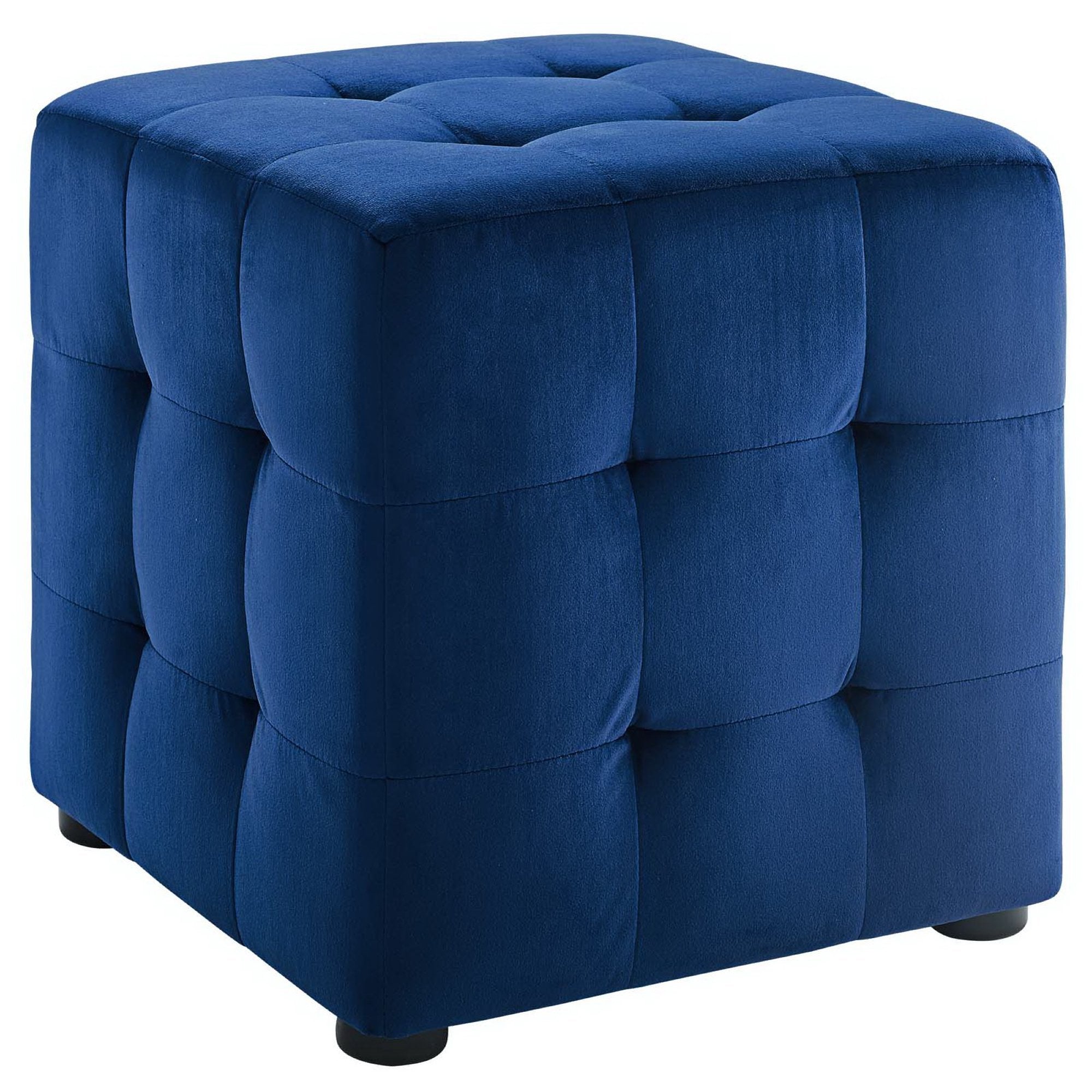 Contour Tufted Cube Performance Velvet Ottoman by Modway