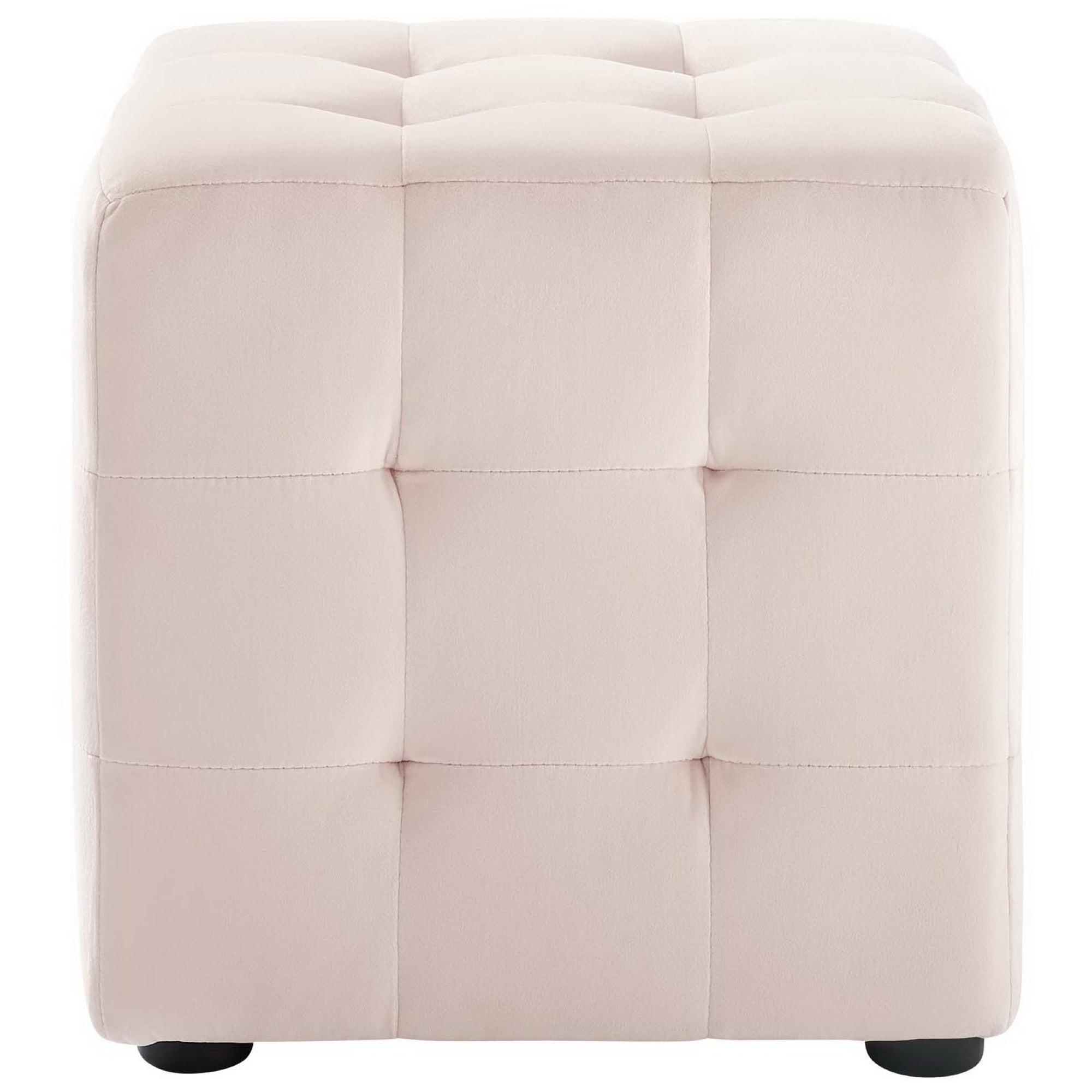 Contour Tufted Cube Performance Velvet Ottoman by Modway
