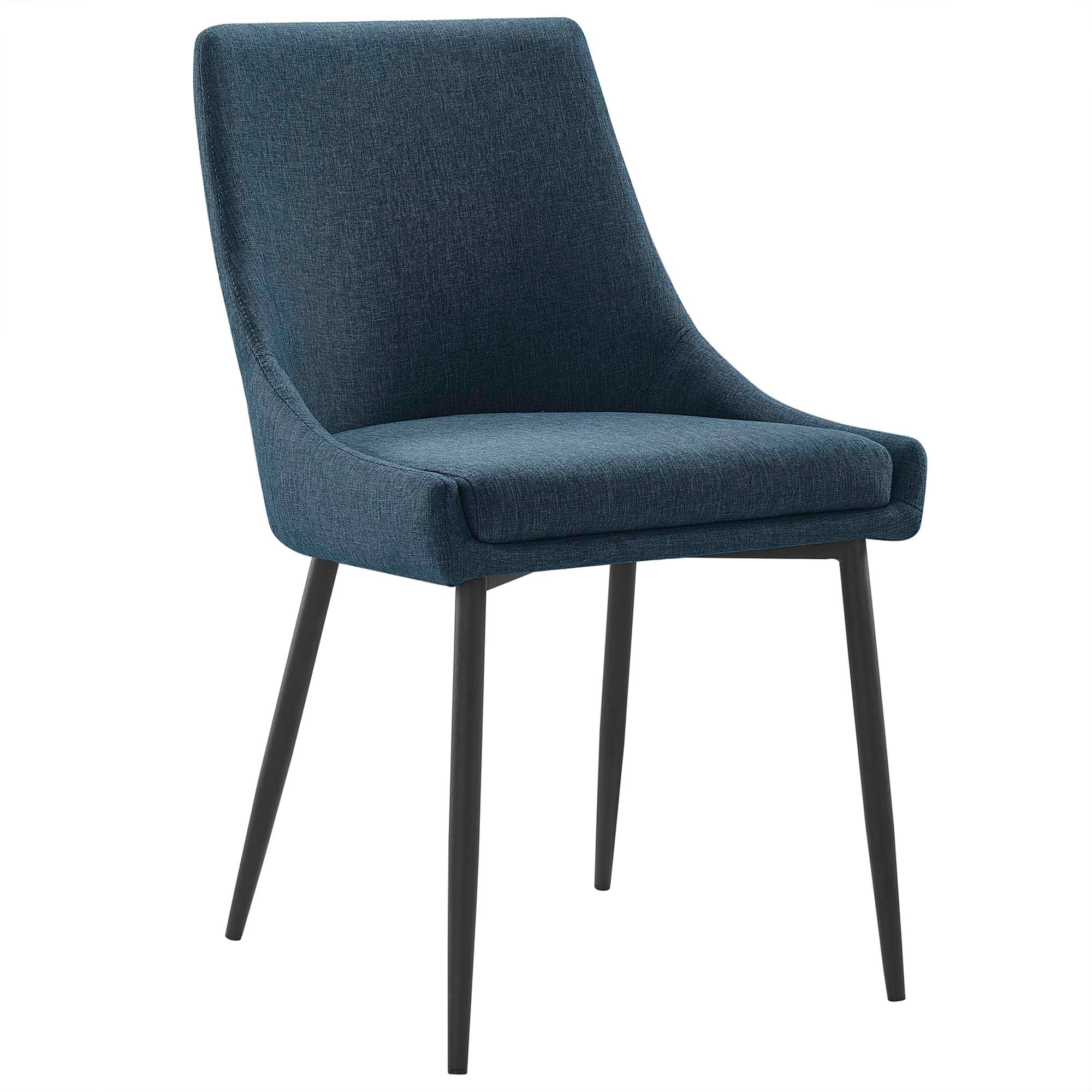 Viscount Upholstered Fabric Dining Chairs Set of 2 by Modway