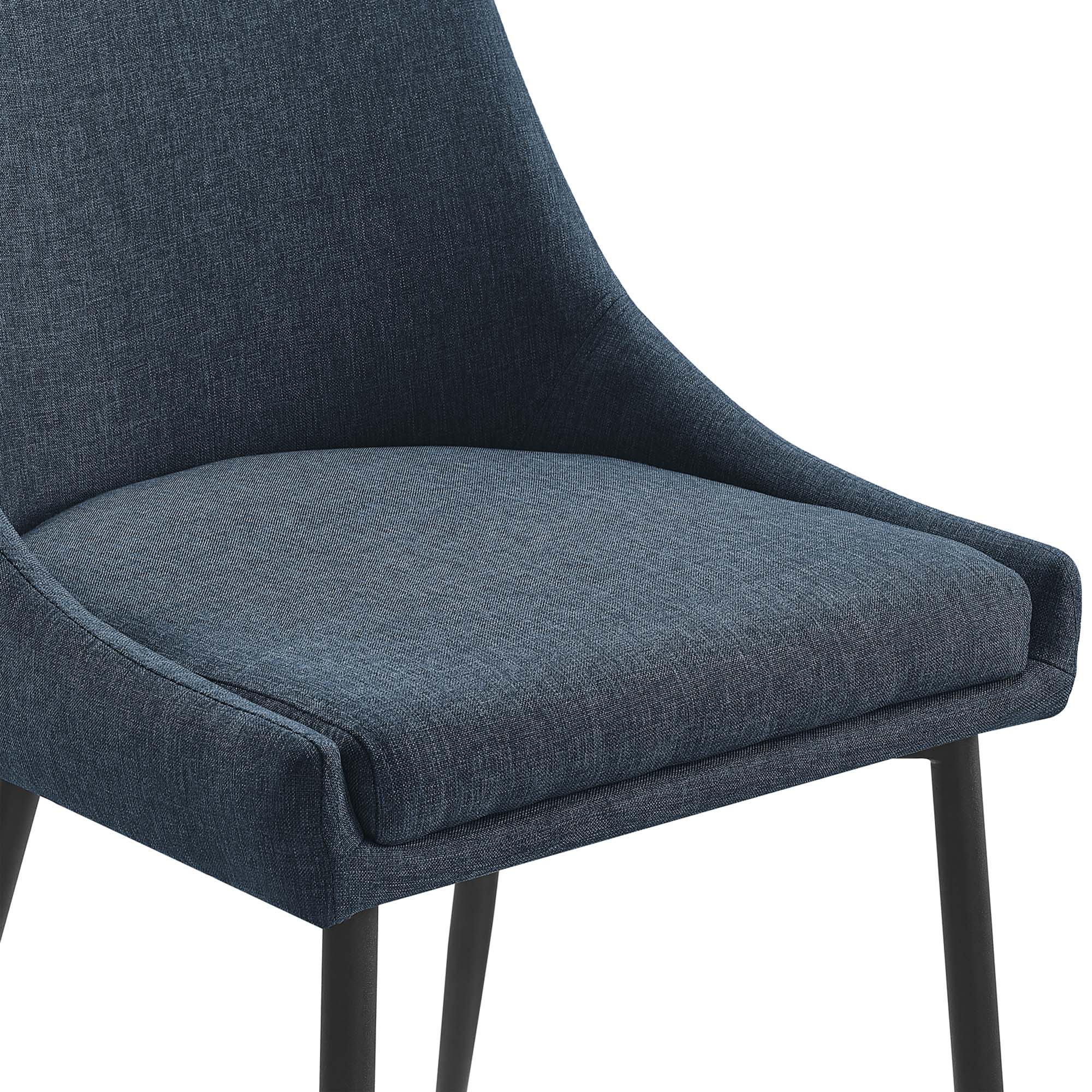 Viscount Upholstered Fabric Dining Chairs Set of 2 by Modway