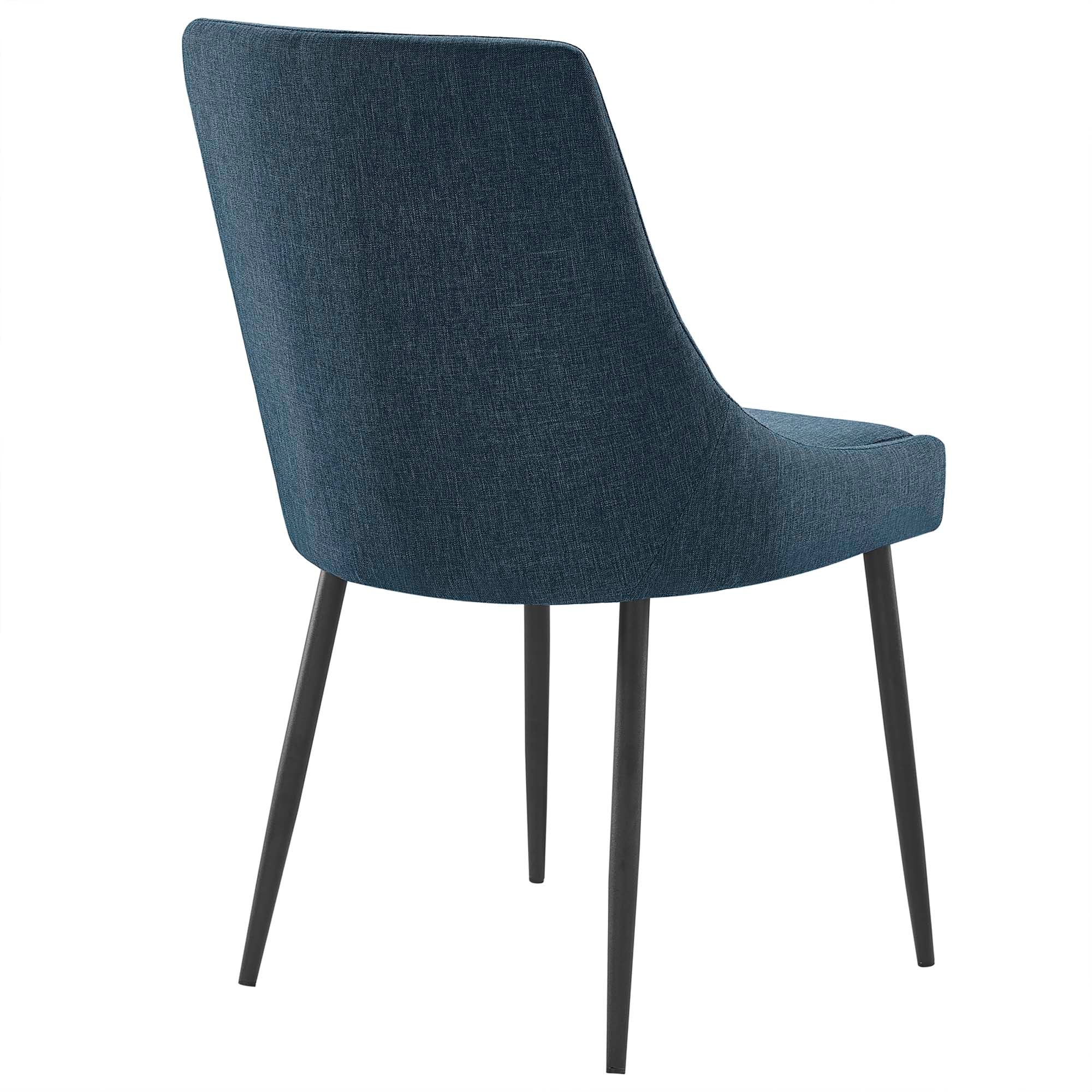 Viscount Upholstered Fabric Dining Chairs Set of 2 by Modway