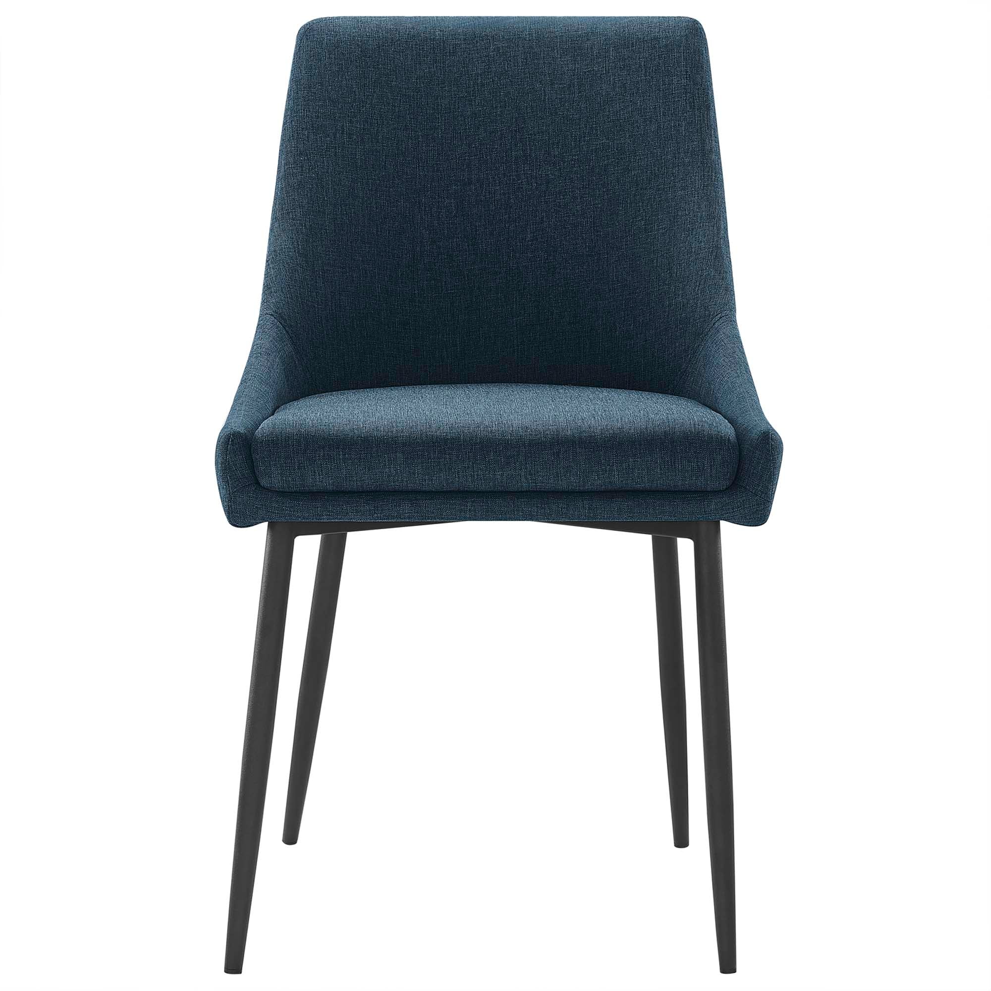 Viscount Upholstered Fabric Dining Chairs Set of 2 by Modway