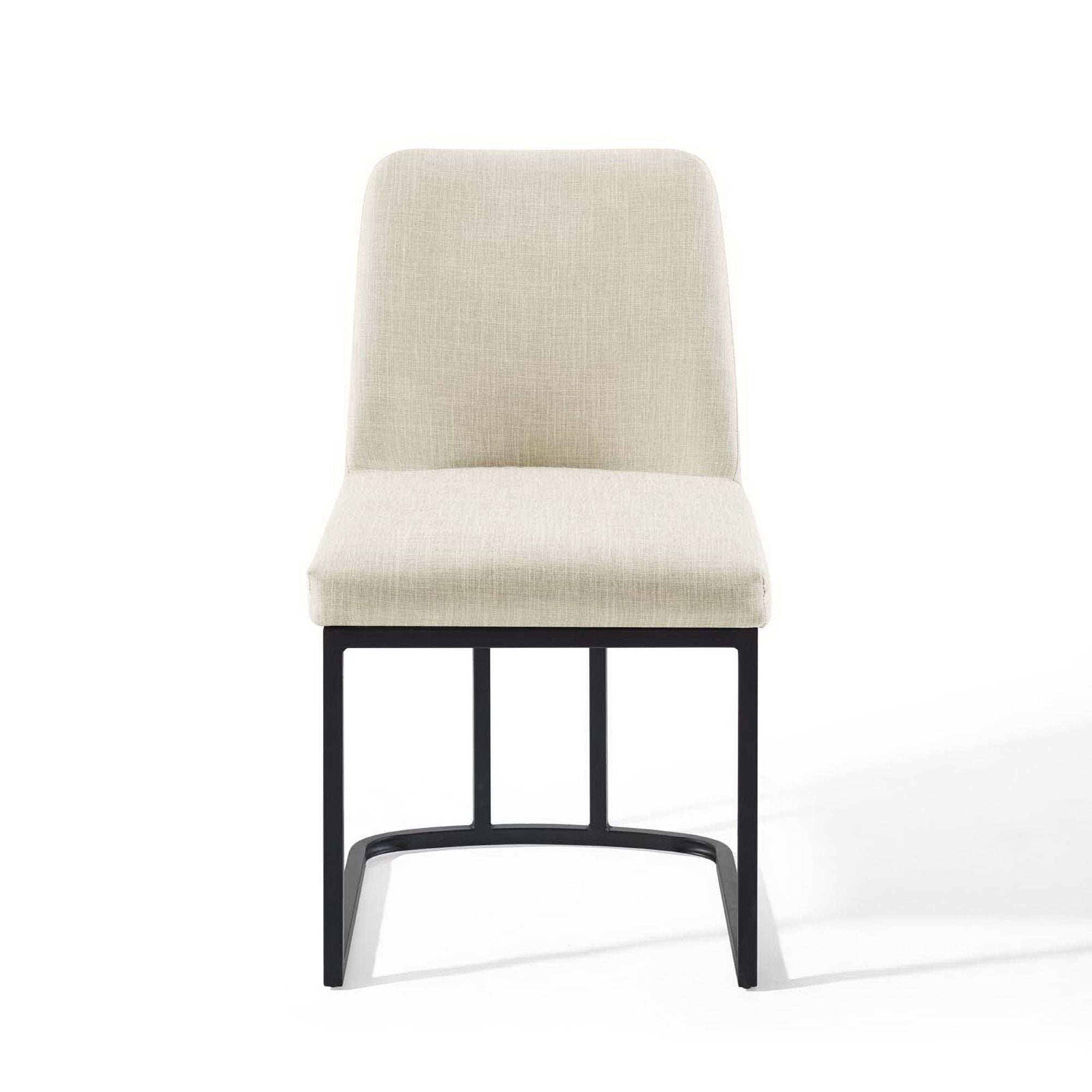 Amplify Sled Base Upholstered Fabric Dining Side Chair by Modway