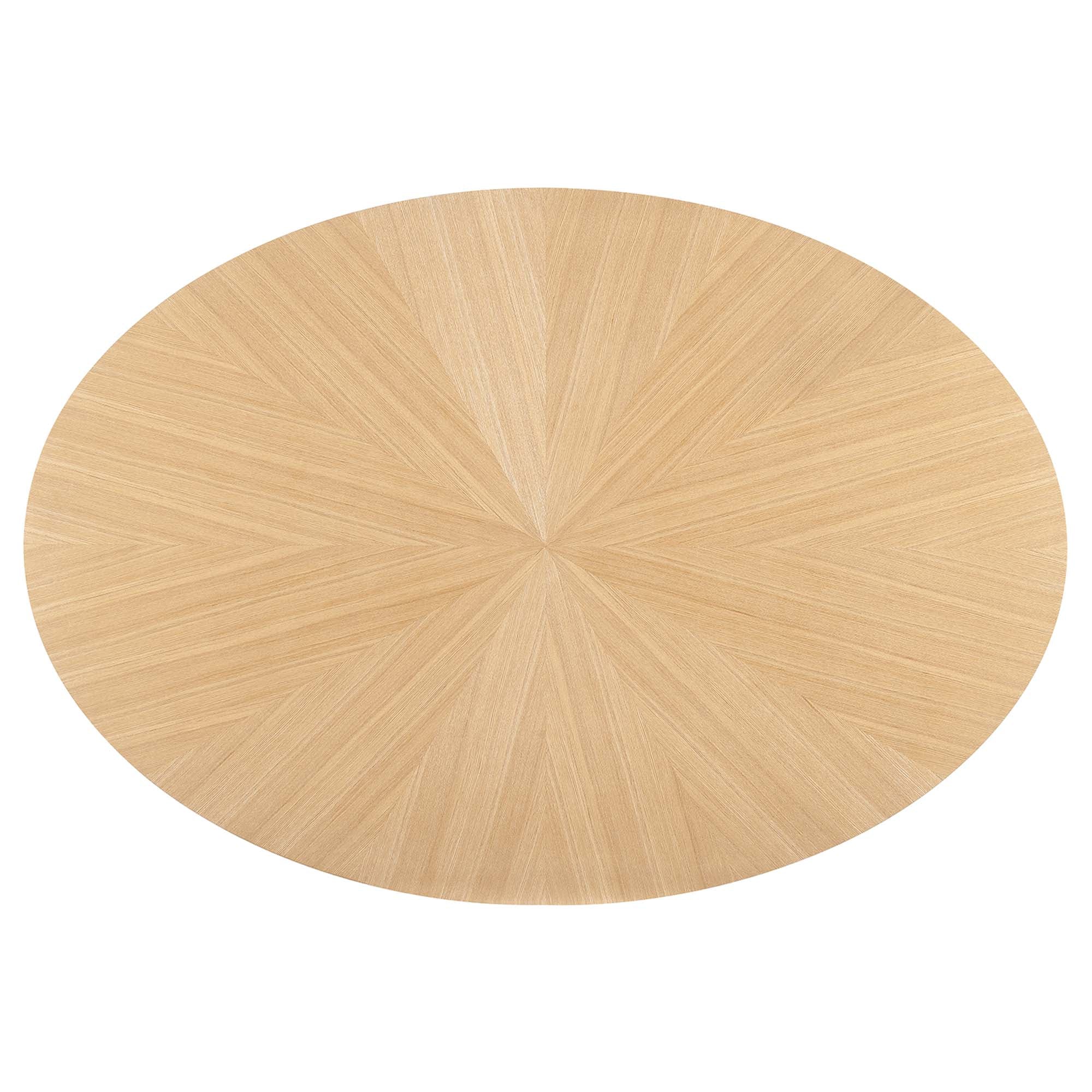 Crossroads 63" Oval Wood Dining Table by Modway