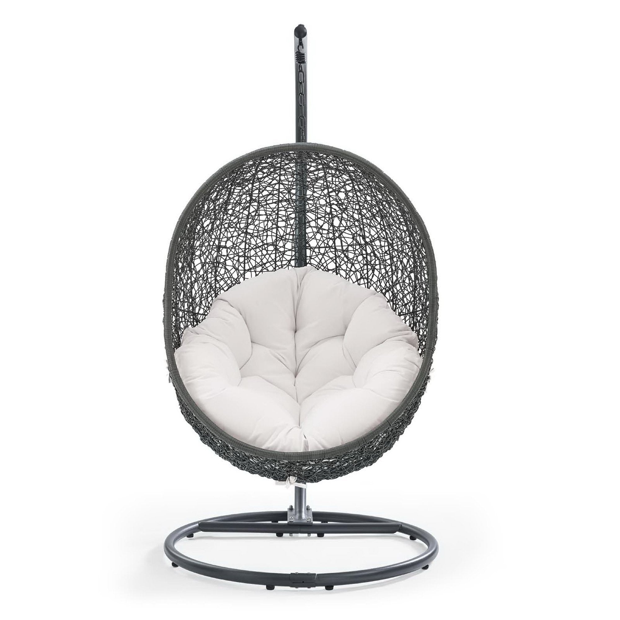 Hide Outdoor Patio Sunbrella� Swing Chair With Stand by Modway