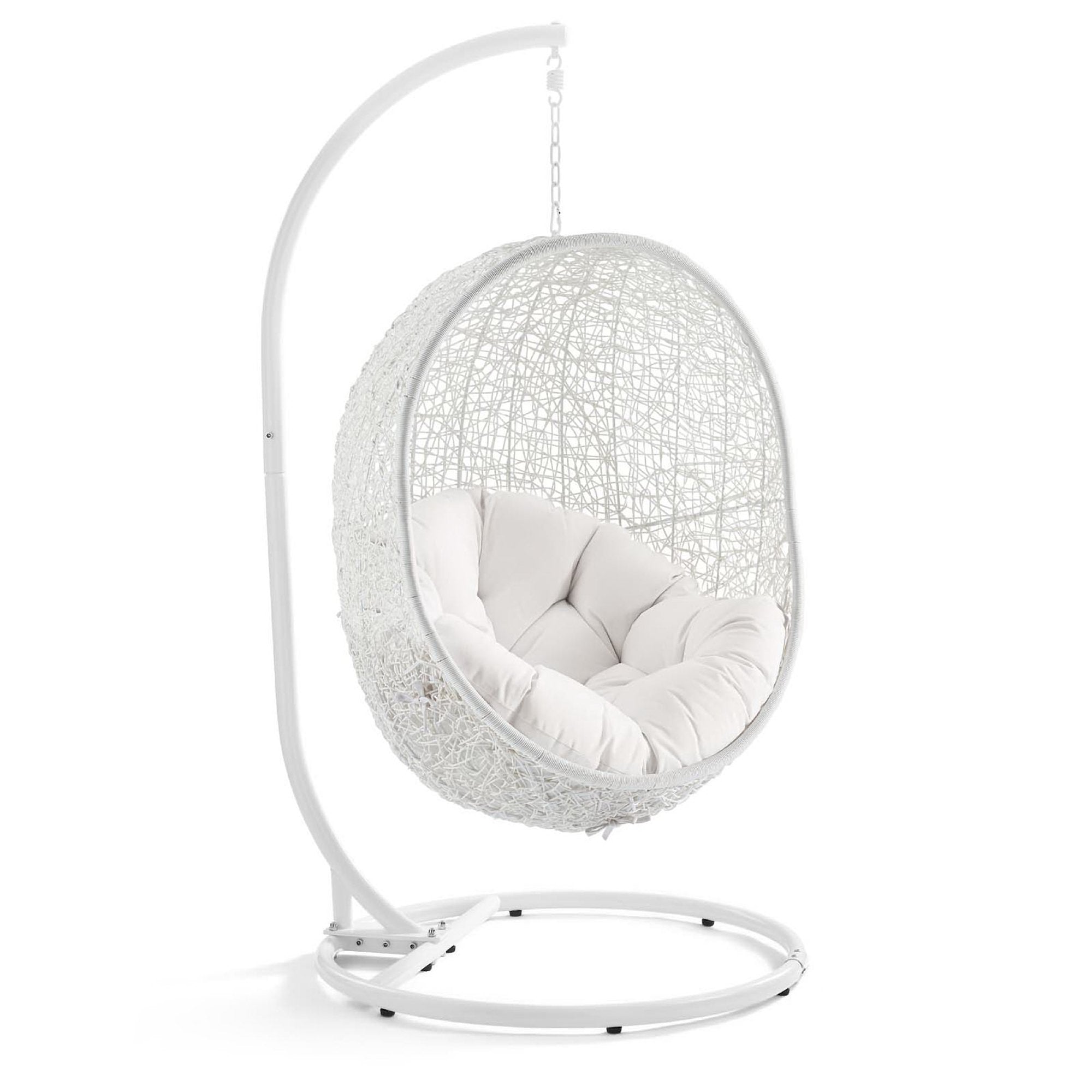 Hide Outdoor Patio Sunbrella� Swing Chair With Stand by Modway