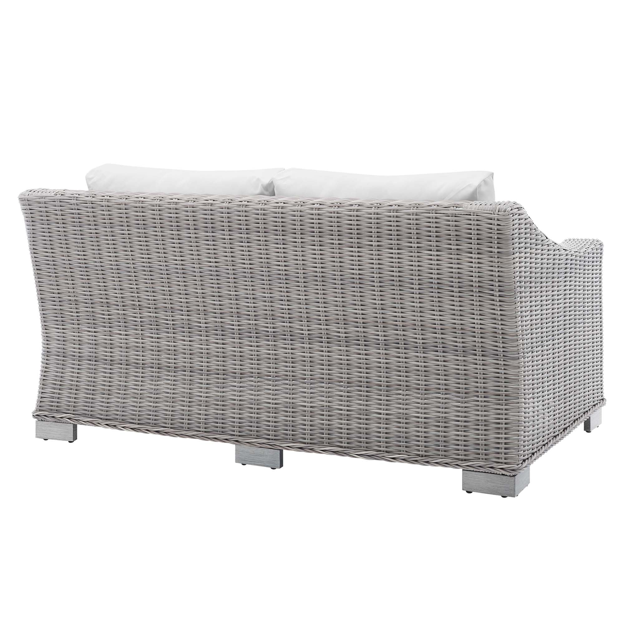 Conway Sunbrella� Outdoor Patio Wicker Rattan Loveseat by Modway