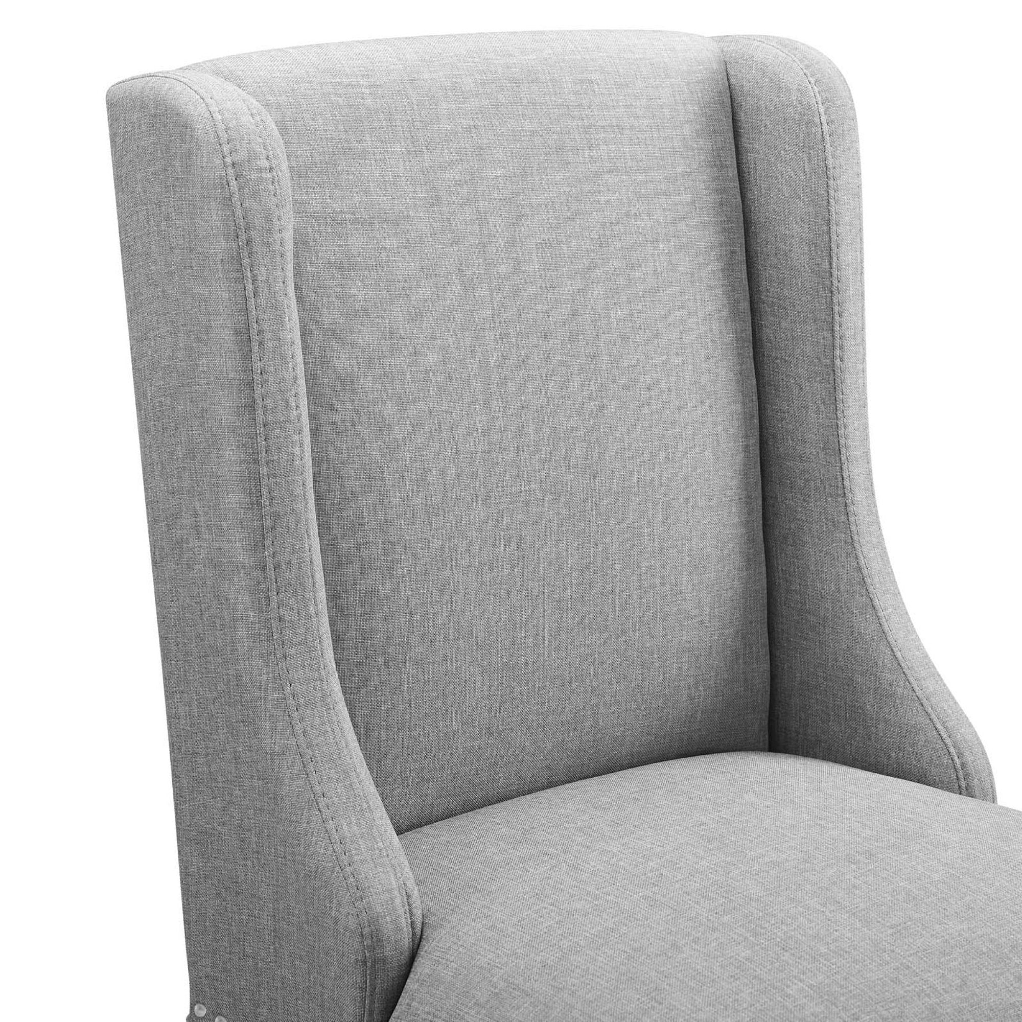 Baron Upholstered Fabric Counter Stool Set of 2 by Modway