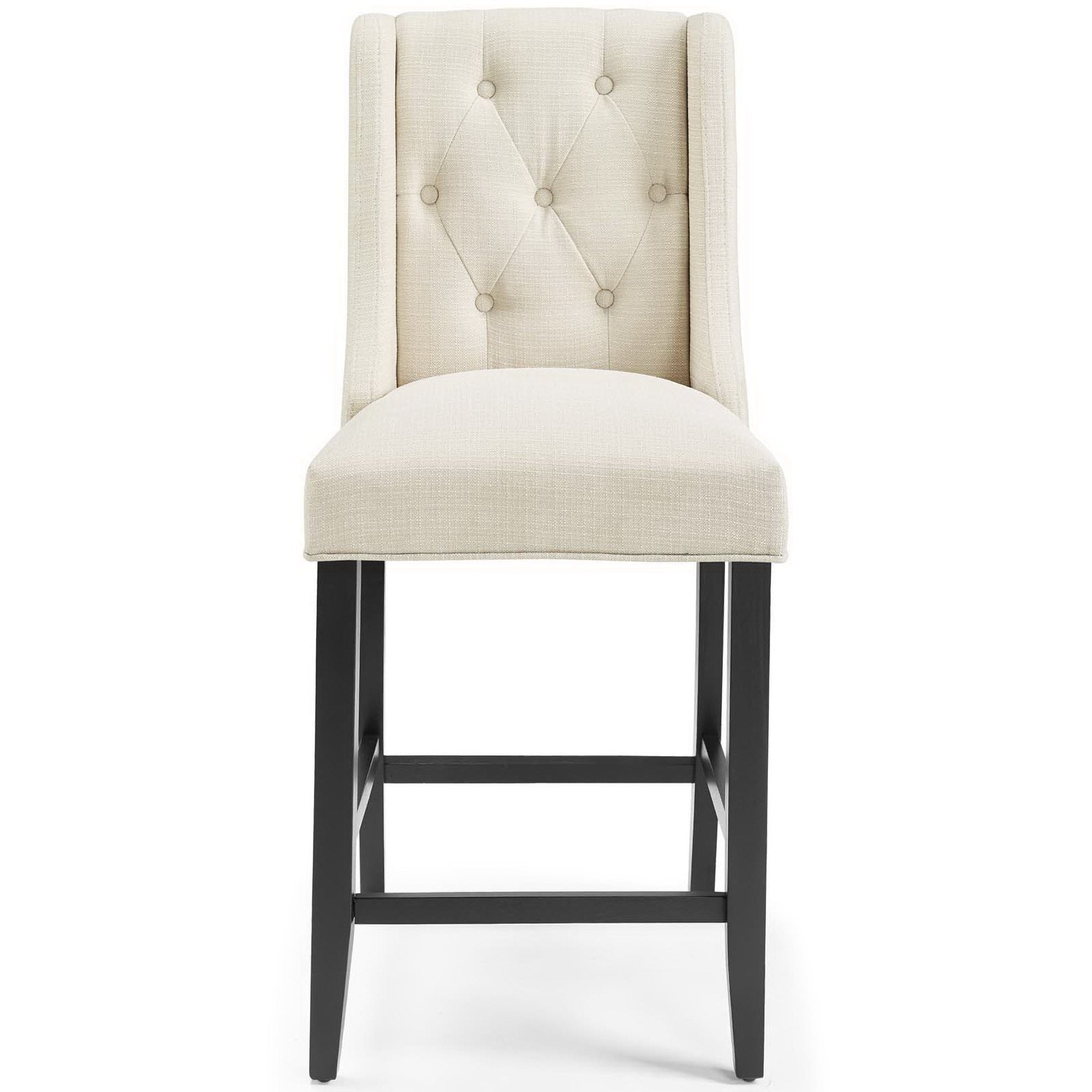 Baronet Upholstered Fabric Counter Bar Stool Set of 2 by Modway