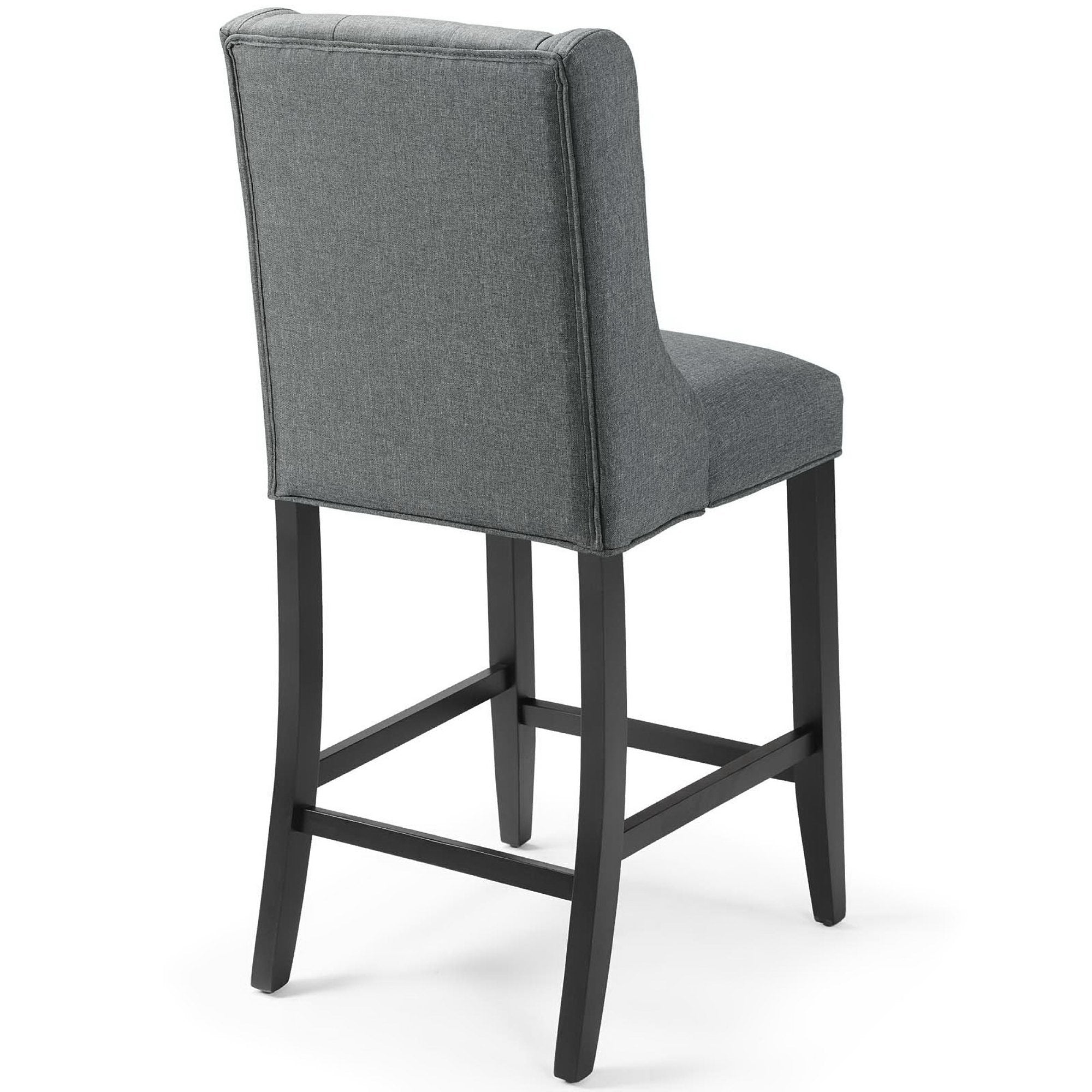 Baronet Upholstered Fabric Counter Bar Stool Set of 2 by Modway