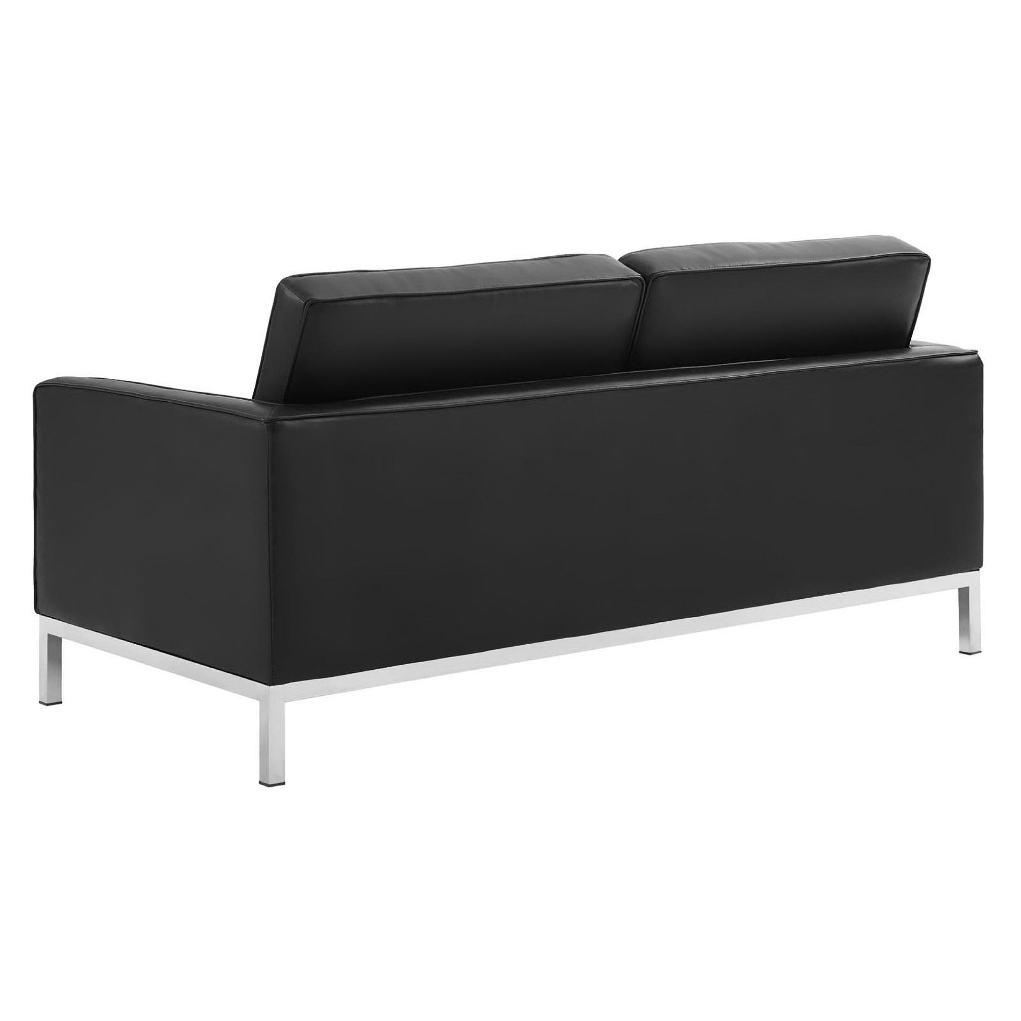 Loft 3 Piece Tufted Upholstered Faux Leather Set by Modway