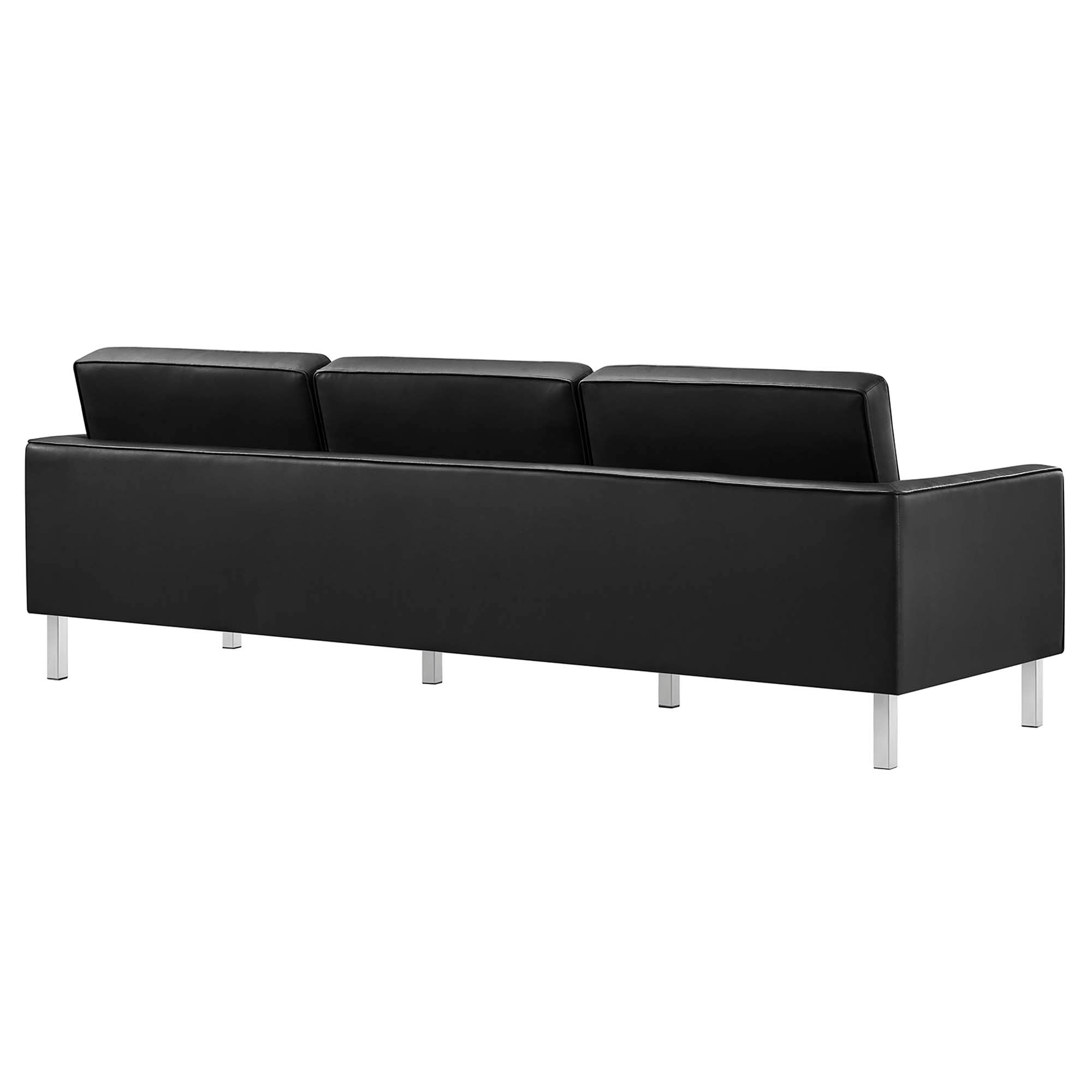 Loft 3-Piece Tufted Vegan Leather Furniture Set by Modway