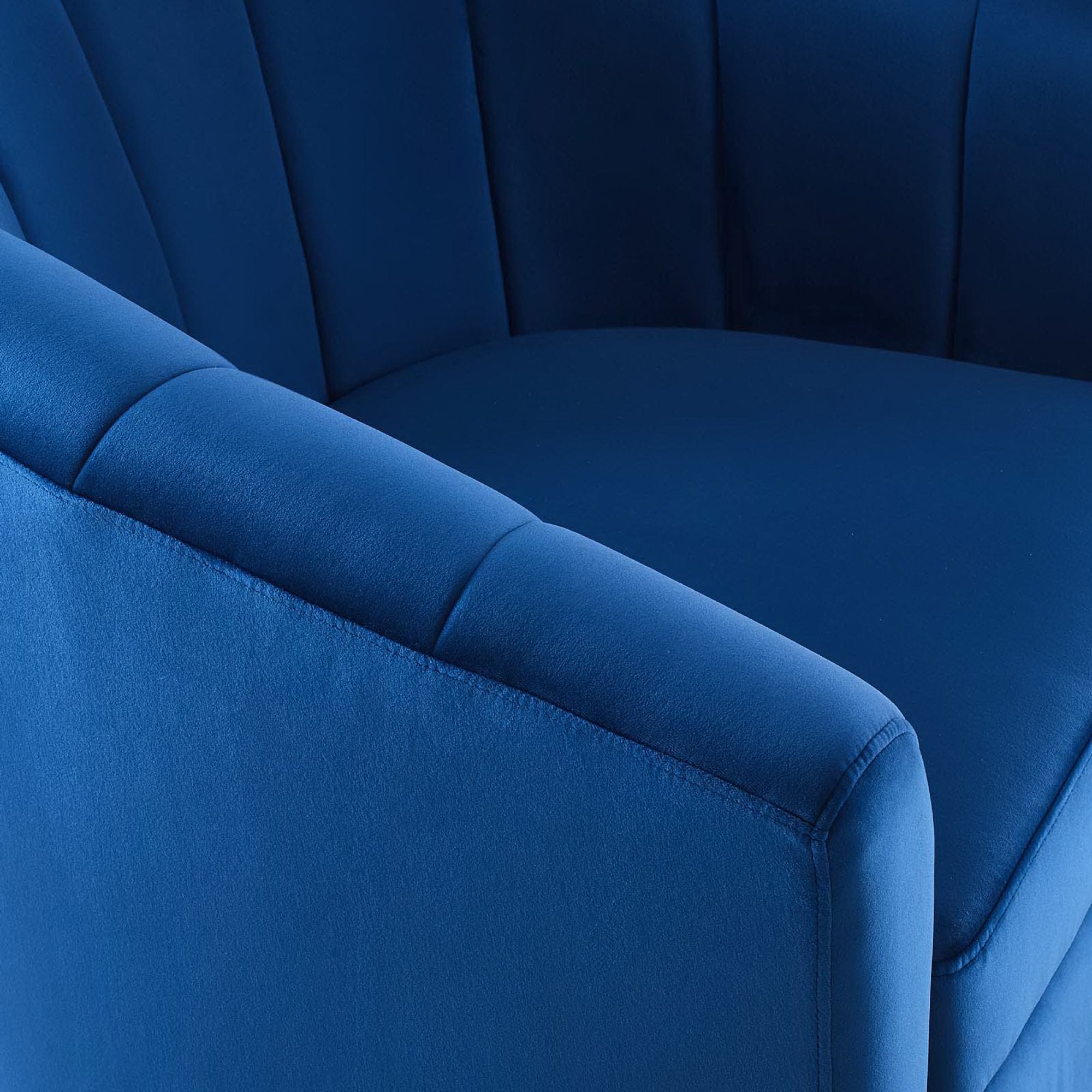 Prospect Performance Velvet Swivel Armchair by Modway