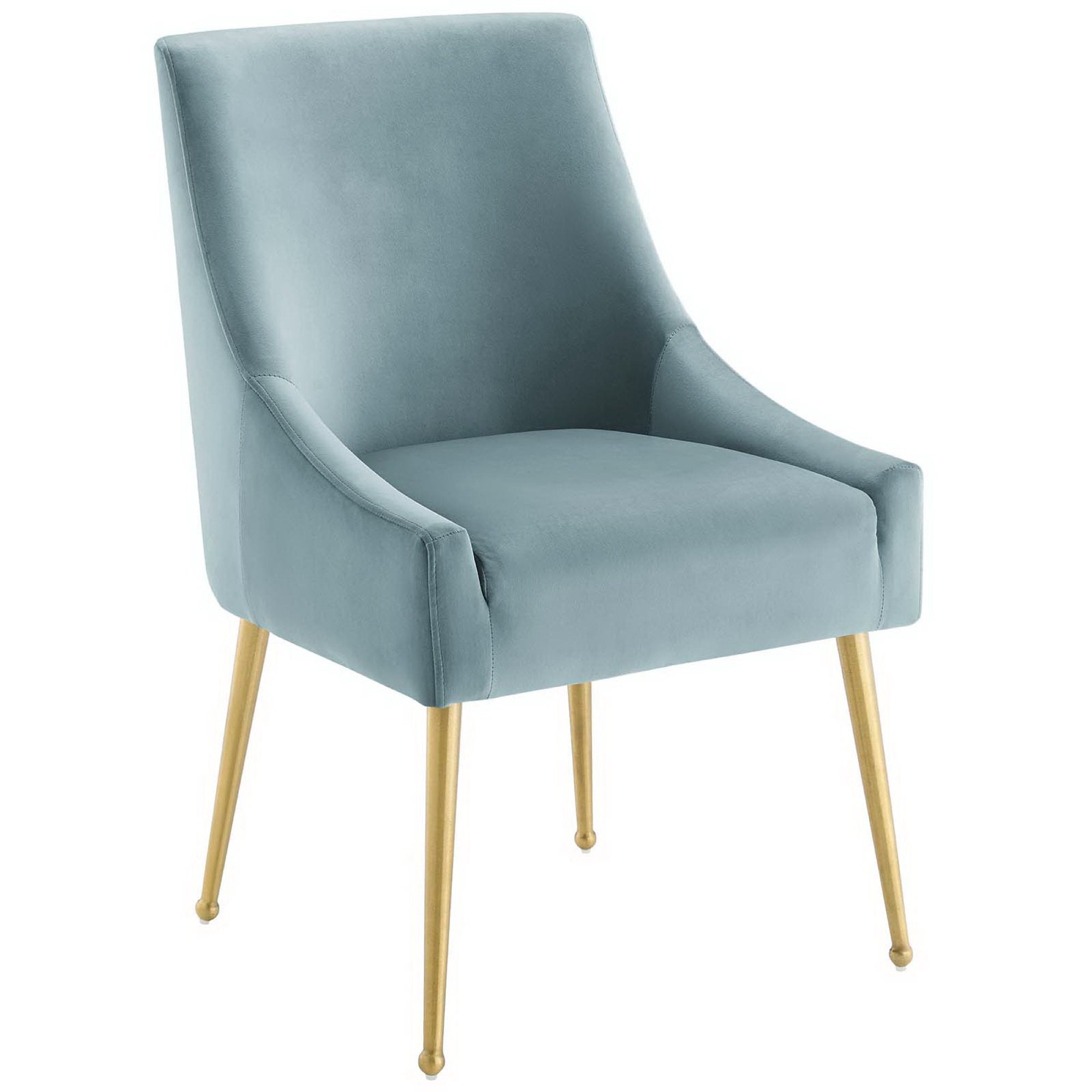 Discern Upholstered Performance Velvet Dining Chair Set of 2 by Modway