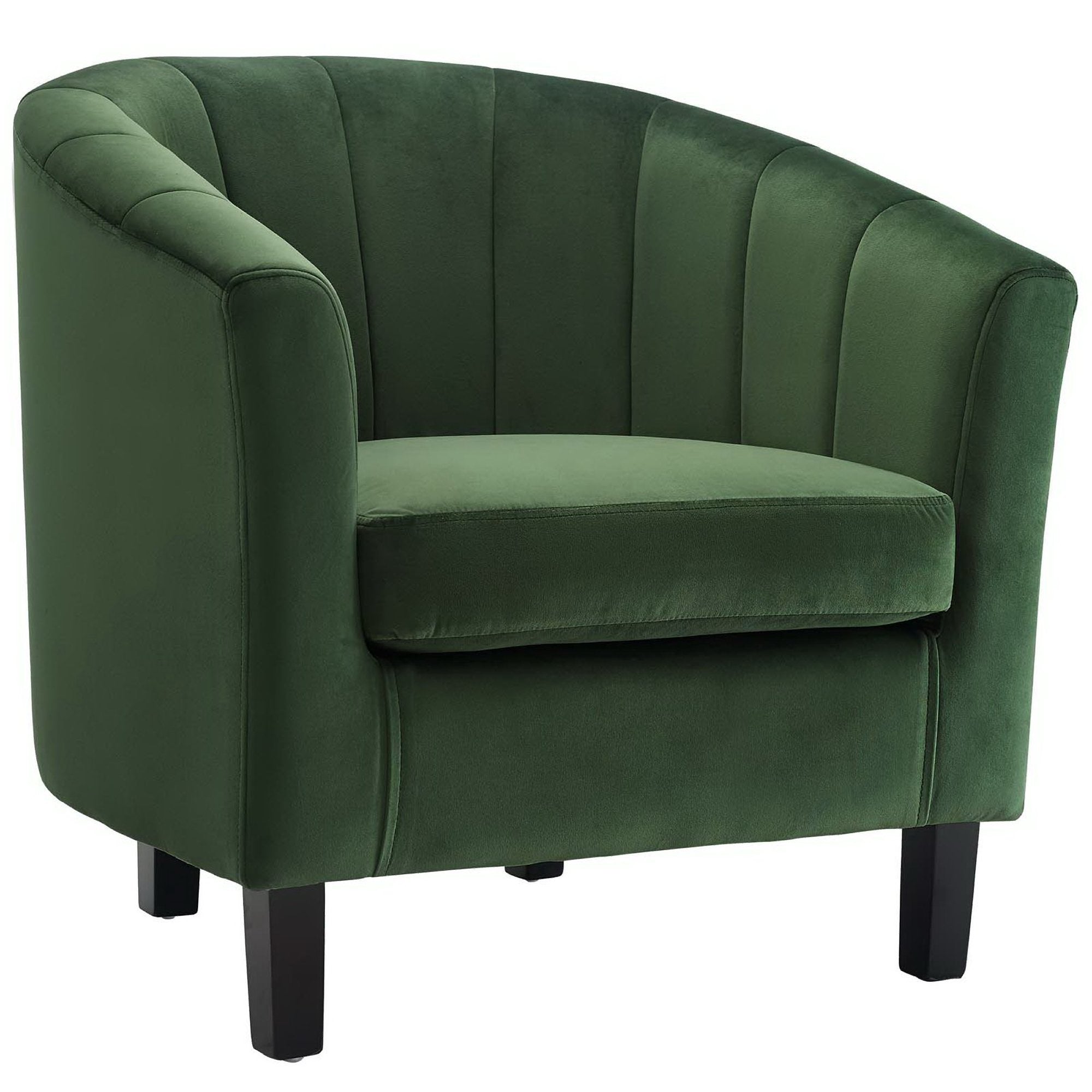 Prospect Channel Tufted Performance Velvet Armchair Set of 2 by Modway