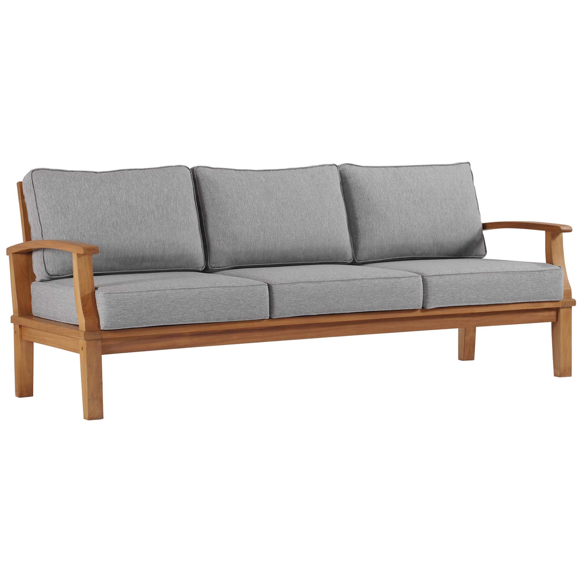 Marina Outdoor Patio Teak Sofa by Modway - Best Buy Furniture