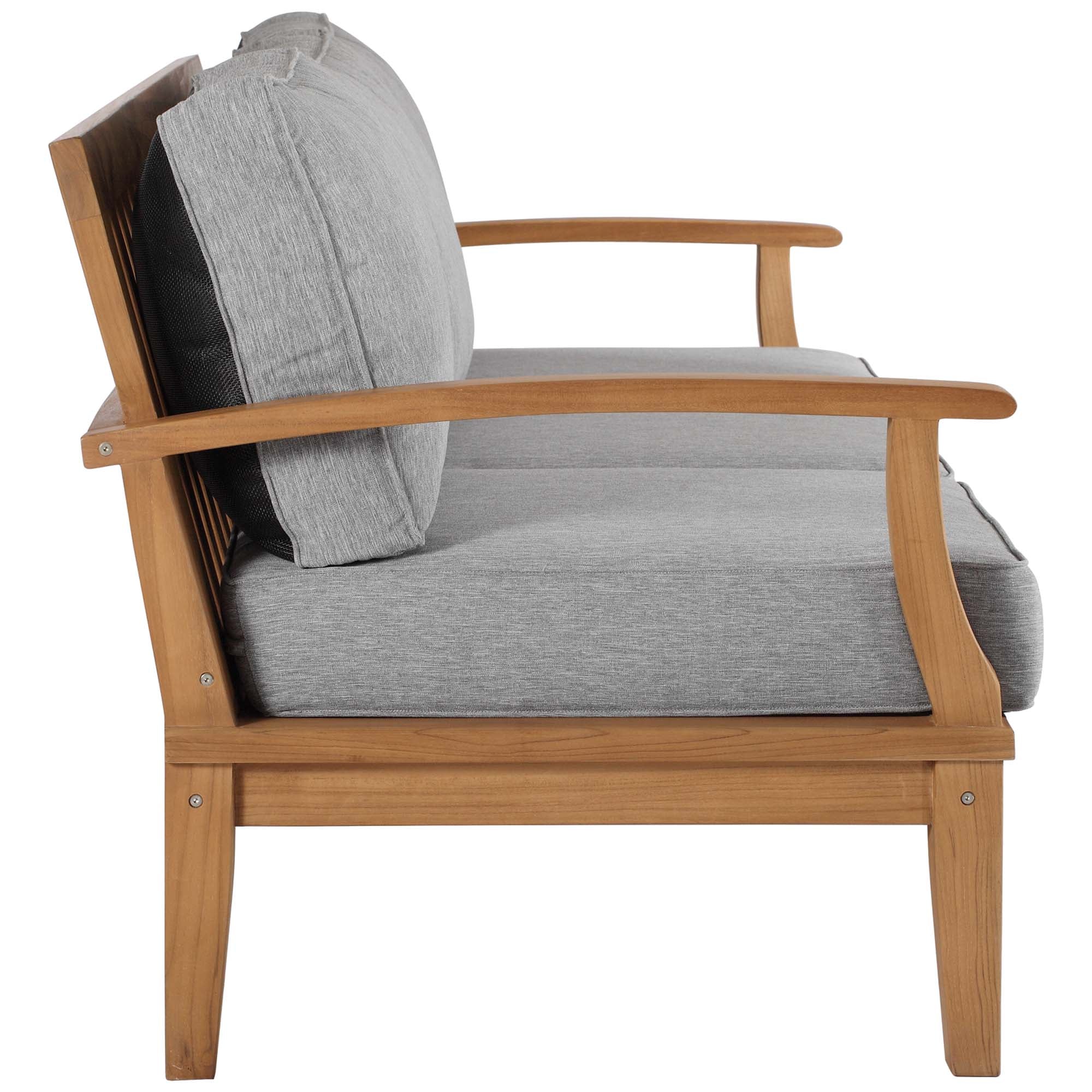 Marina Outdoor Patio Teak Sofa by Modway - Best Buy Furniture