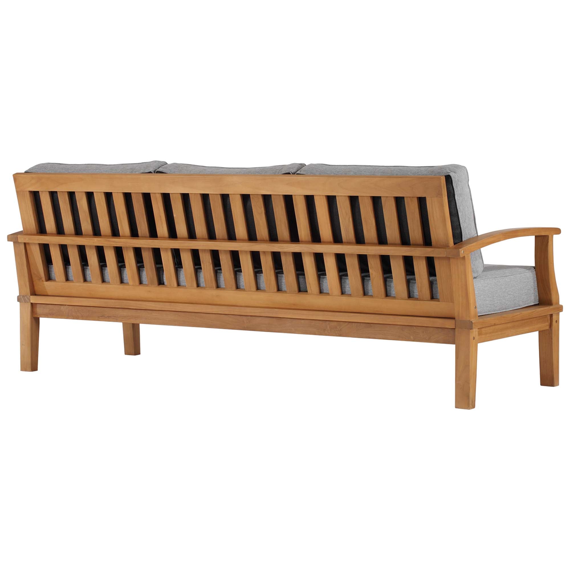 Marina Outdoor Patio Teak Sofa by Modway - Best Buy Furniture