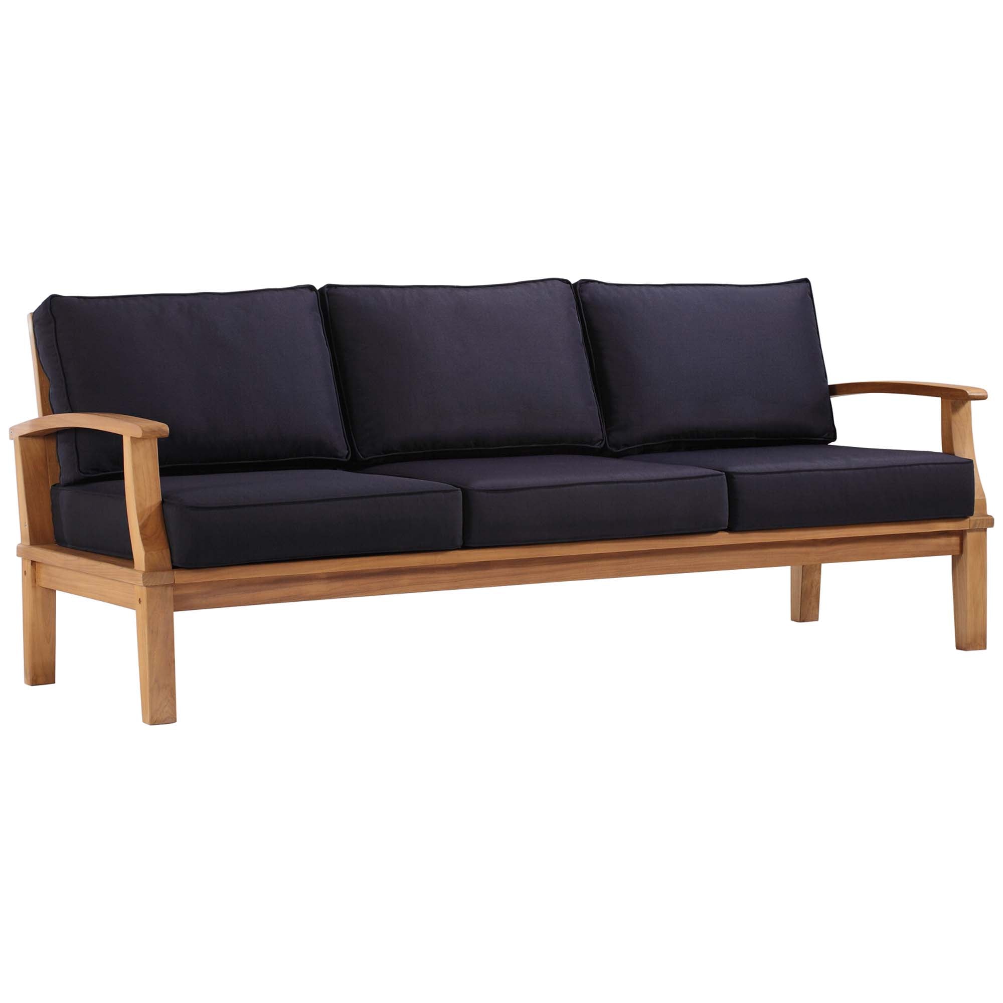 Marina Outdoor Patio Teak Sofa by Modway - Best Buy Furniture