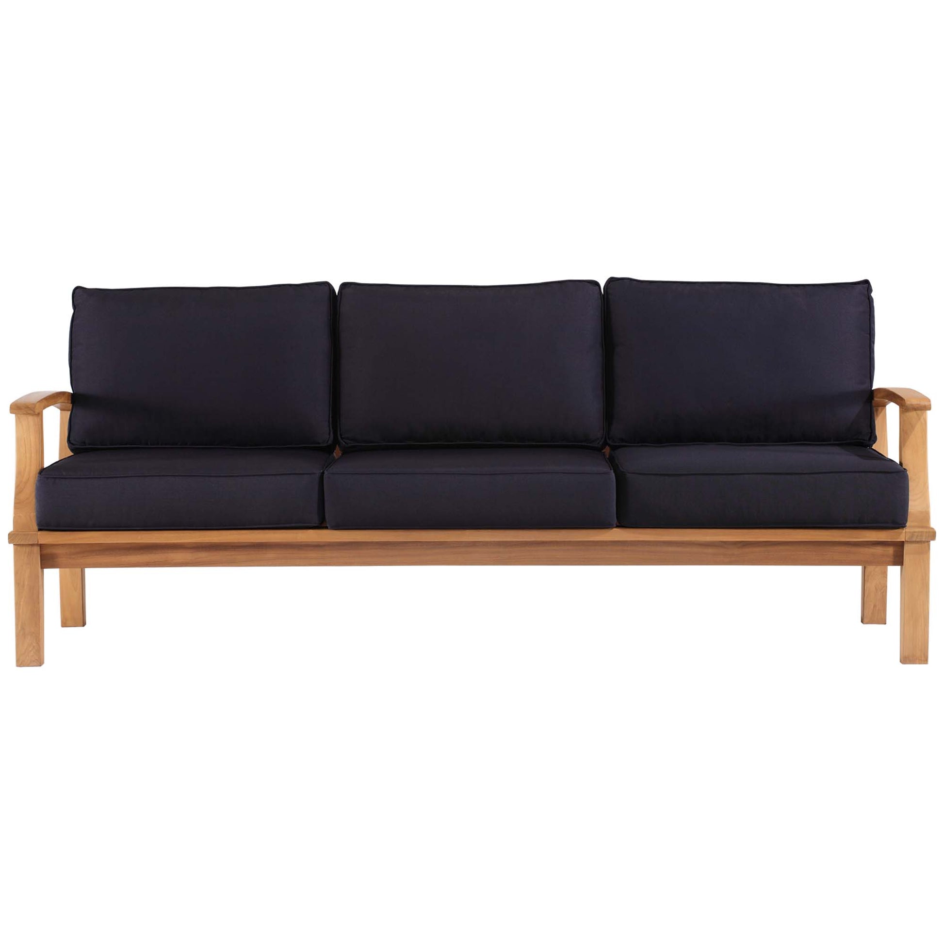 Marina Outdoor Patio Teak Sofa by Modway - Best Buy Furniture