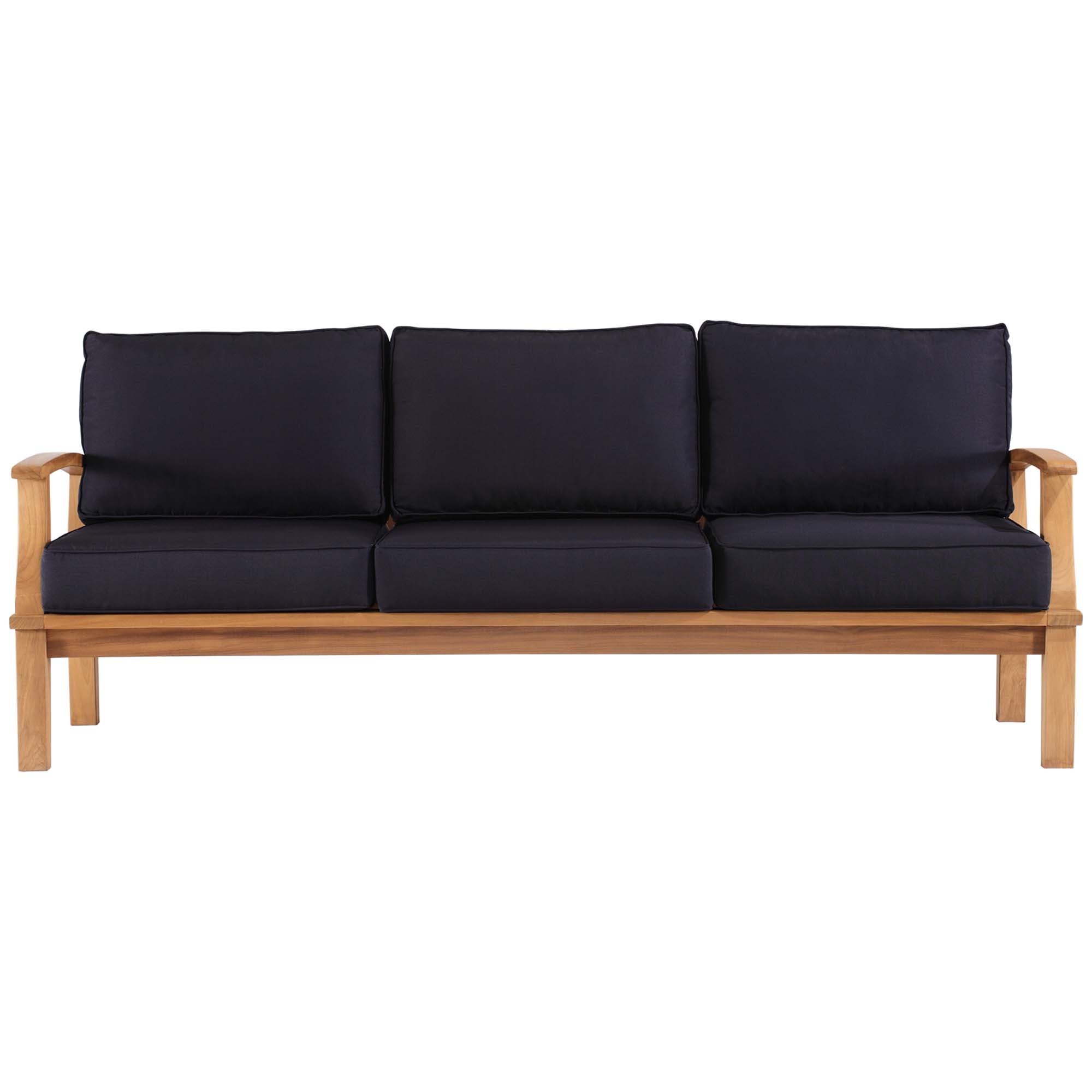 Marina Outdoor Patio Teak Sofa by Modway - Best Buy Furniture