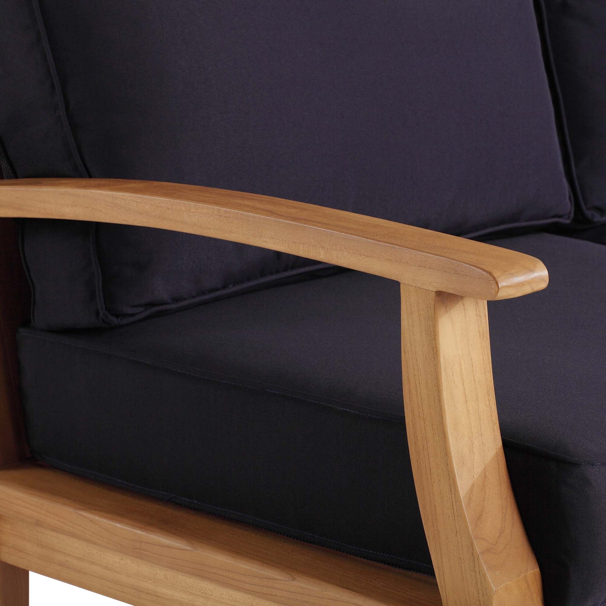 Marina Outdoor Patio Teak Sofa by Modway - Best Buy Furniture