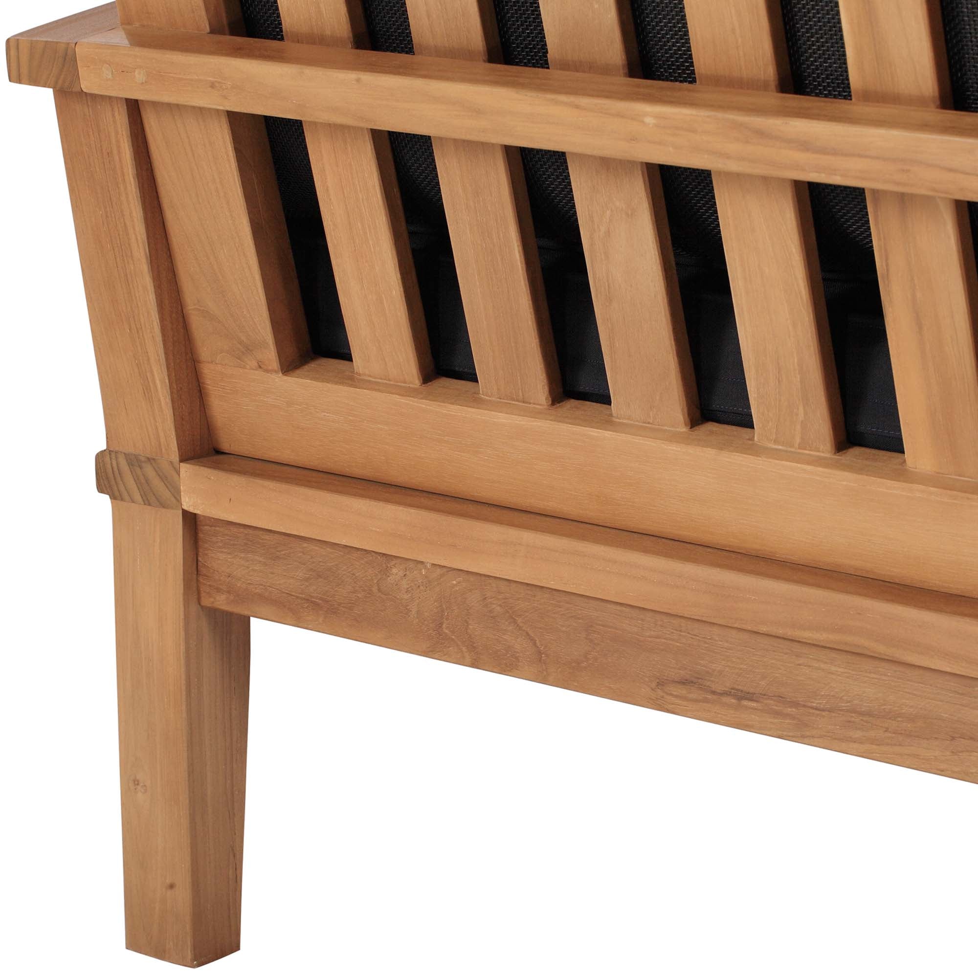 Marina Outdoor Patio Teak Sofa by Modway - Best Buy Furniture